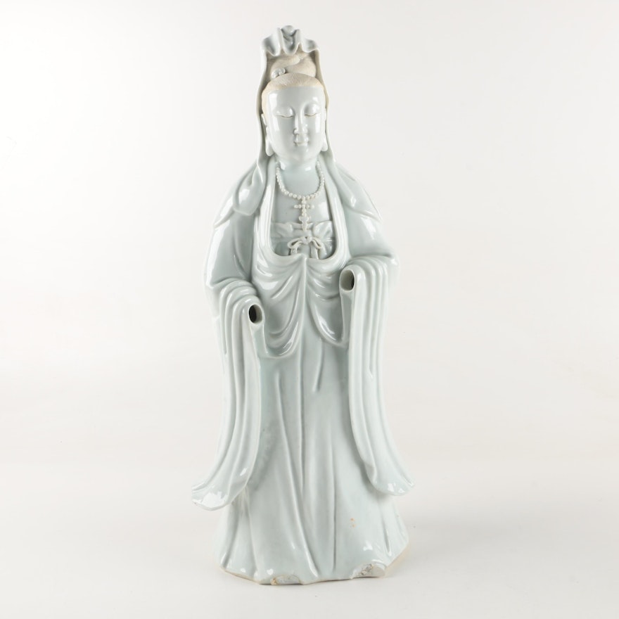 Chinese Porcelain Guanyin Figurine