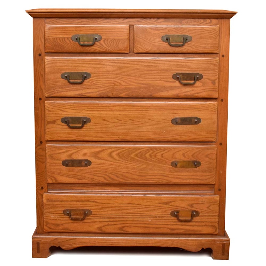 Link-Taylor "Countryside" Oak Chest of Drawers