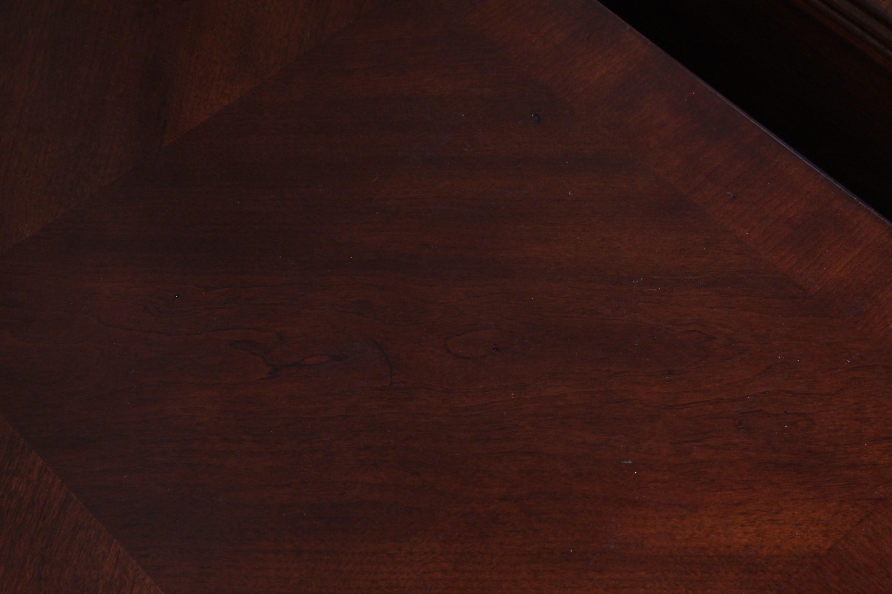 Pair of Chris Madden Wood Veneer Side Tables