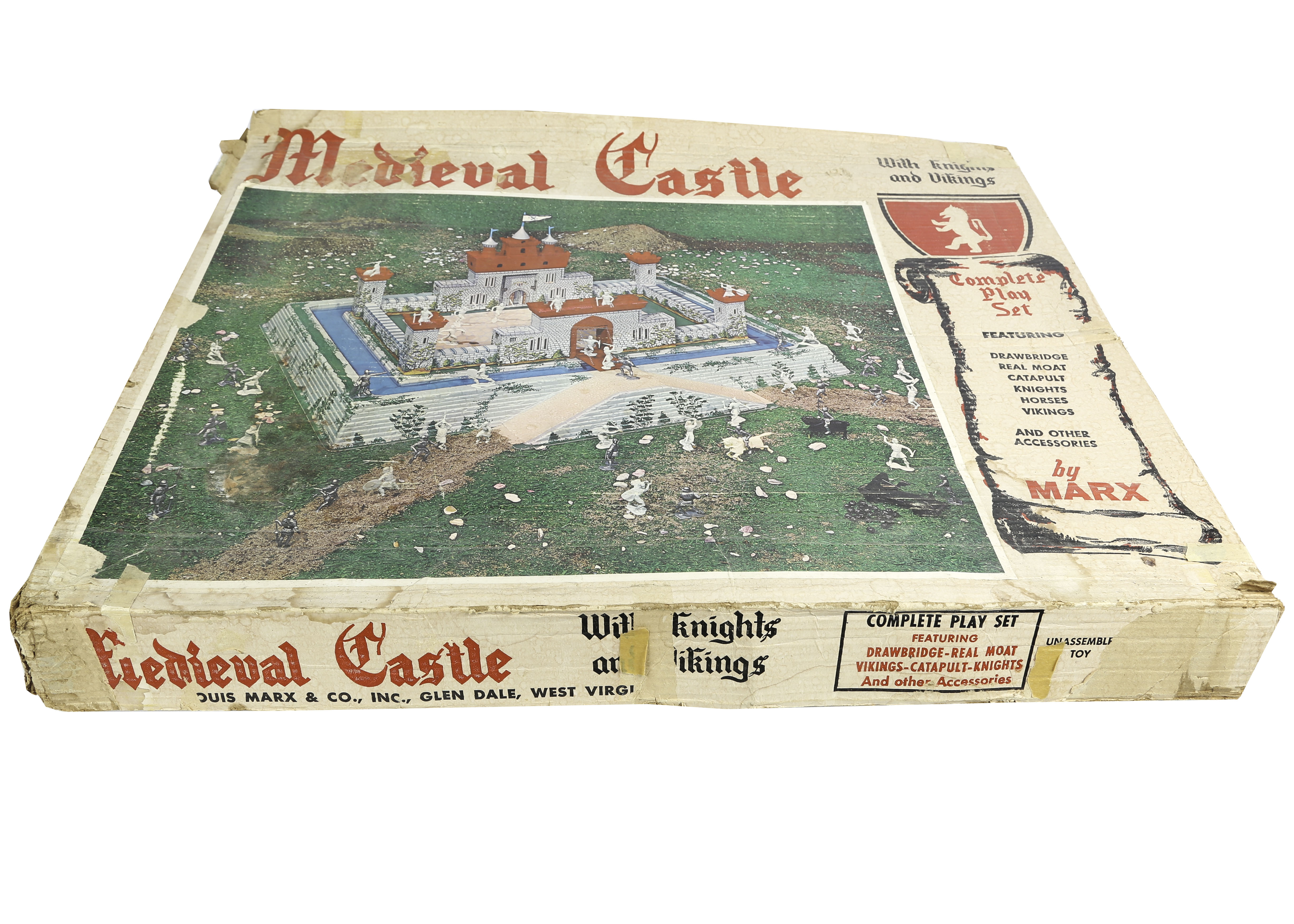 Vintage 1960s Era Marx "Medieval Castle" Model 4707 Playset