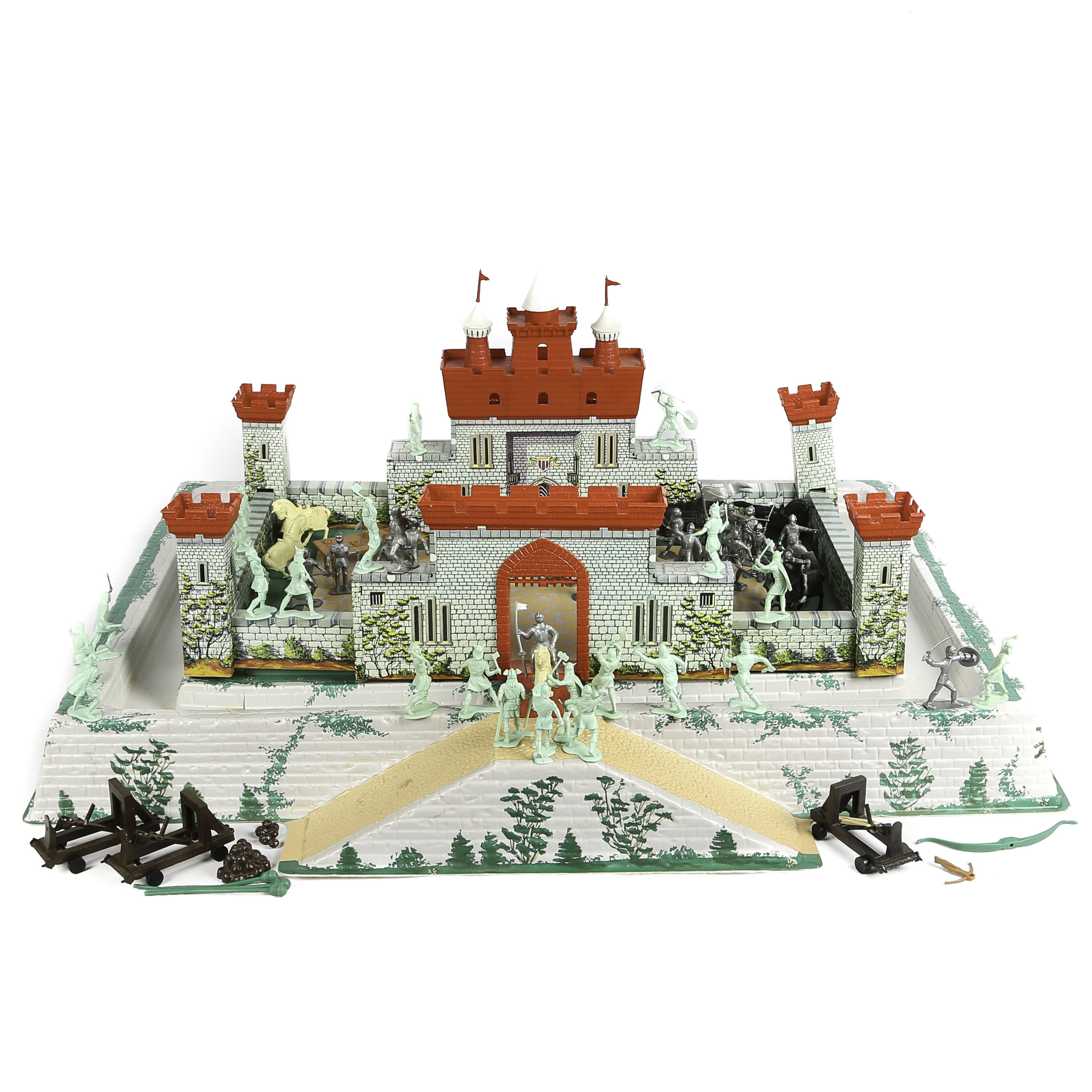 Vintage 1960s Era Marx "Medieval Castle" Model 4707 Playset
