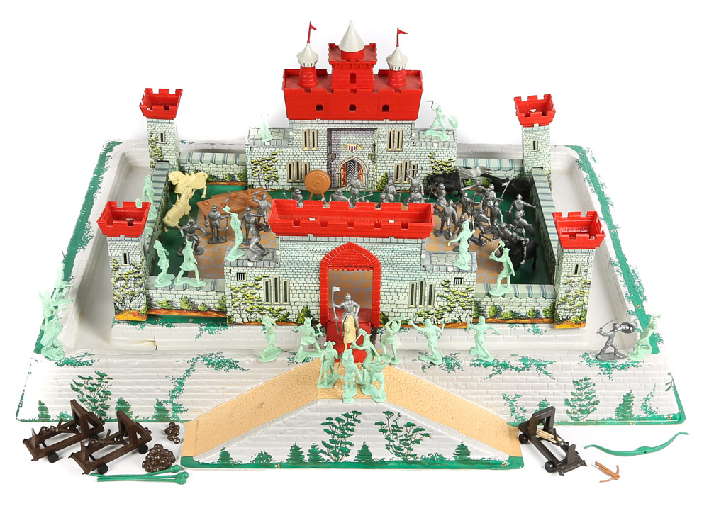 Vintage 1960s Era Marx "Medieval Castle" Model 4707 Playset