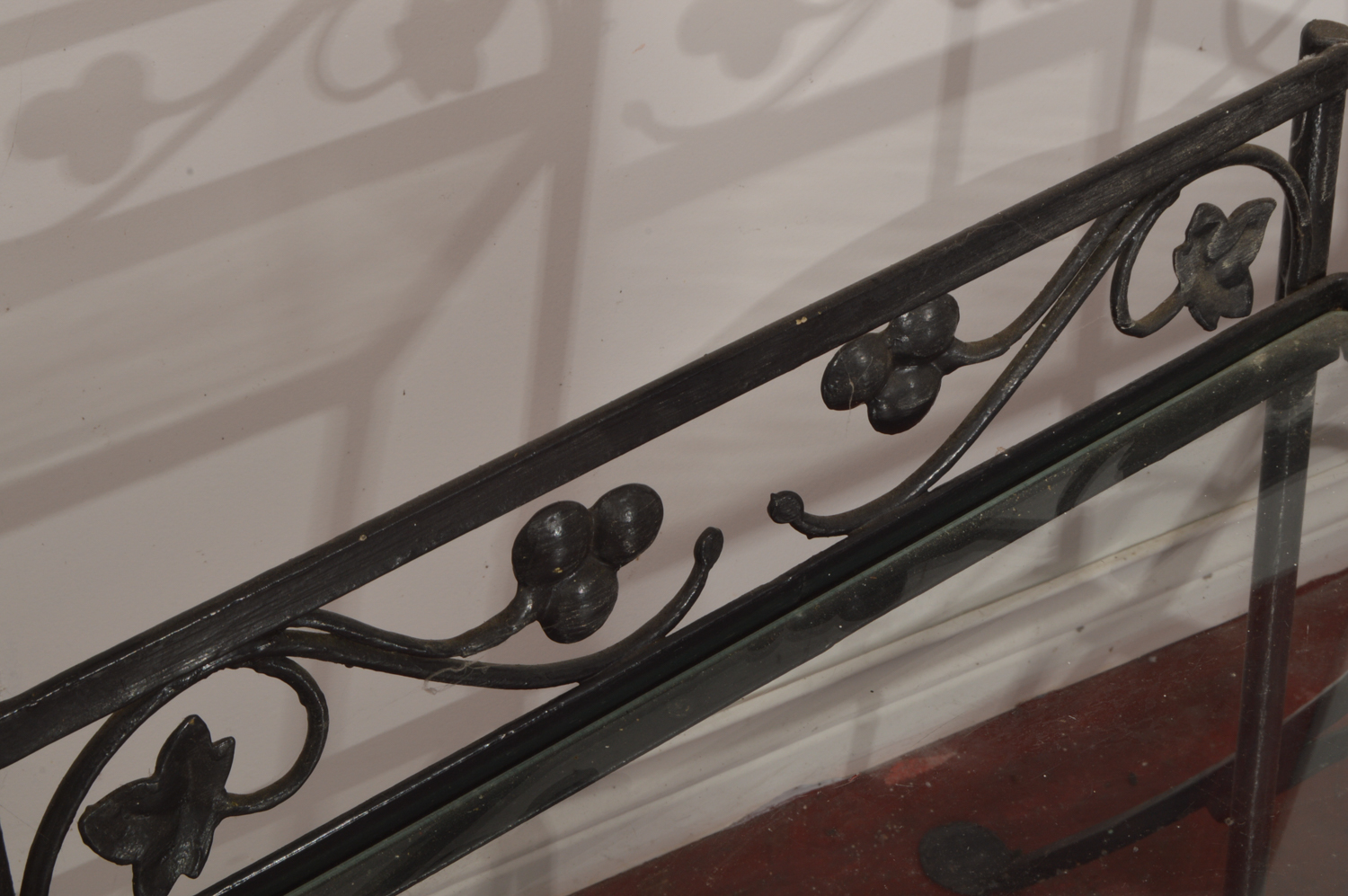 Painted Black Metal Patio Set