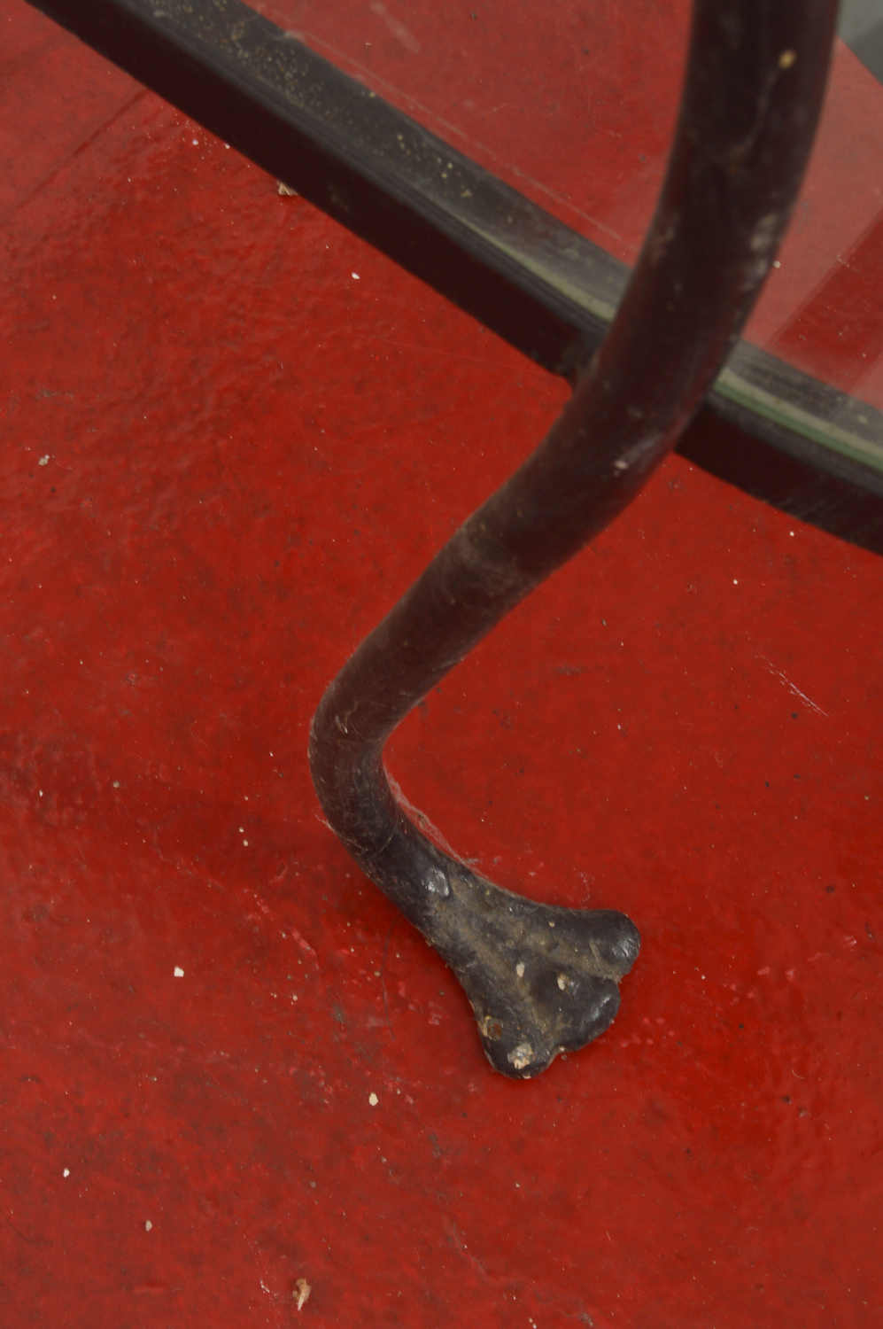 Painted Black Metal Patio Set