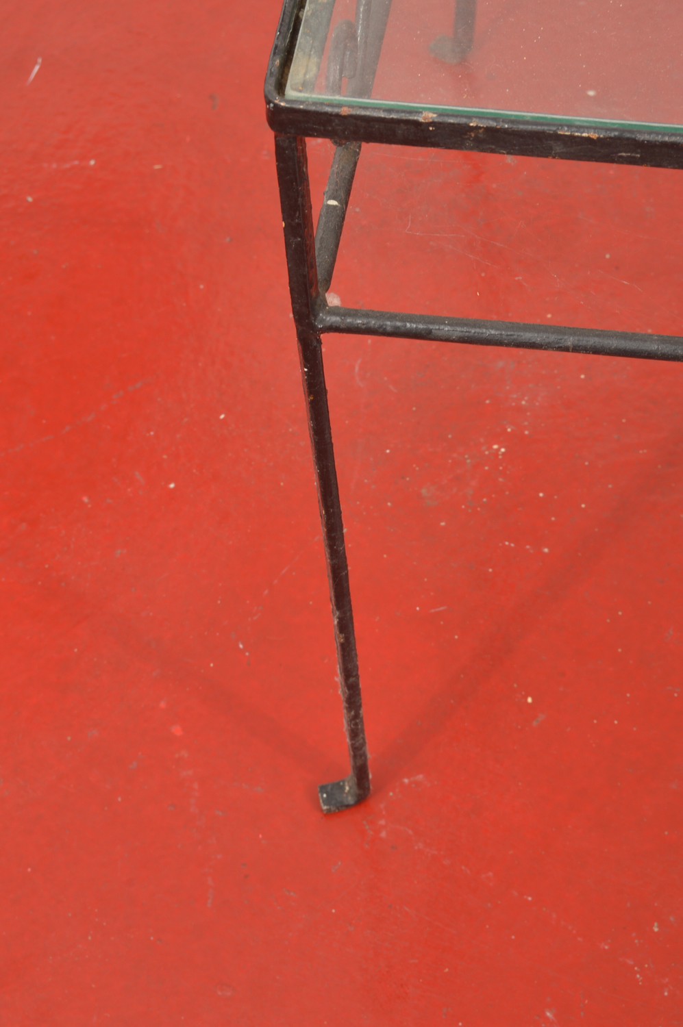 Painted Black Metal Patio Set