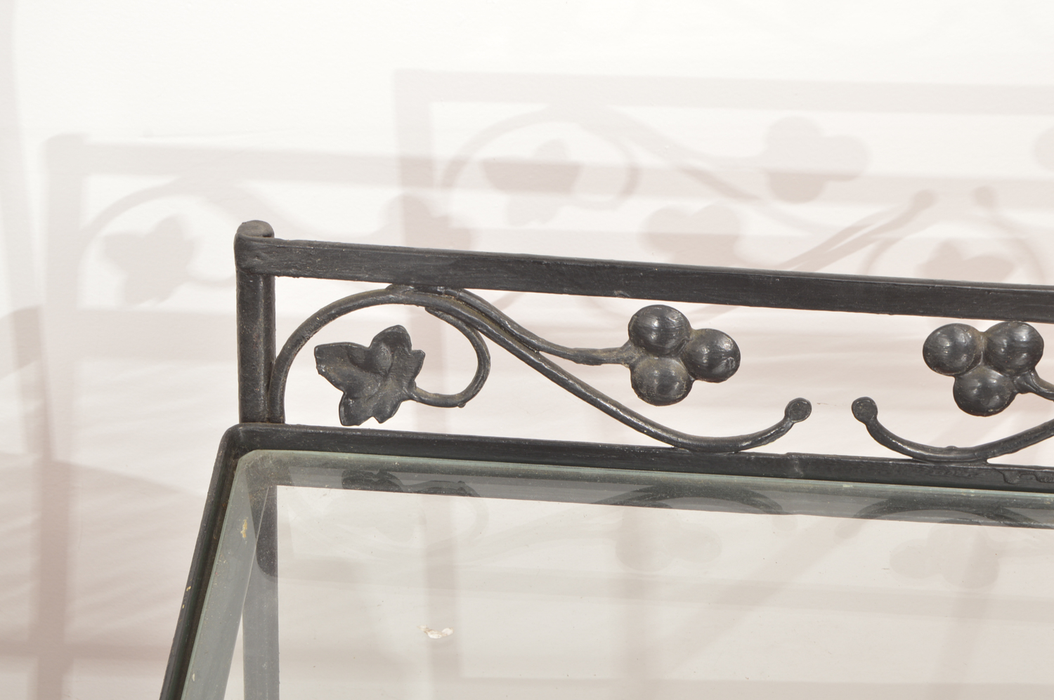 Painted Black Metal Patio Set