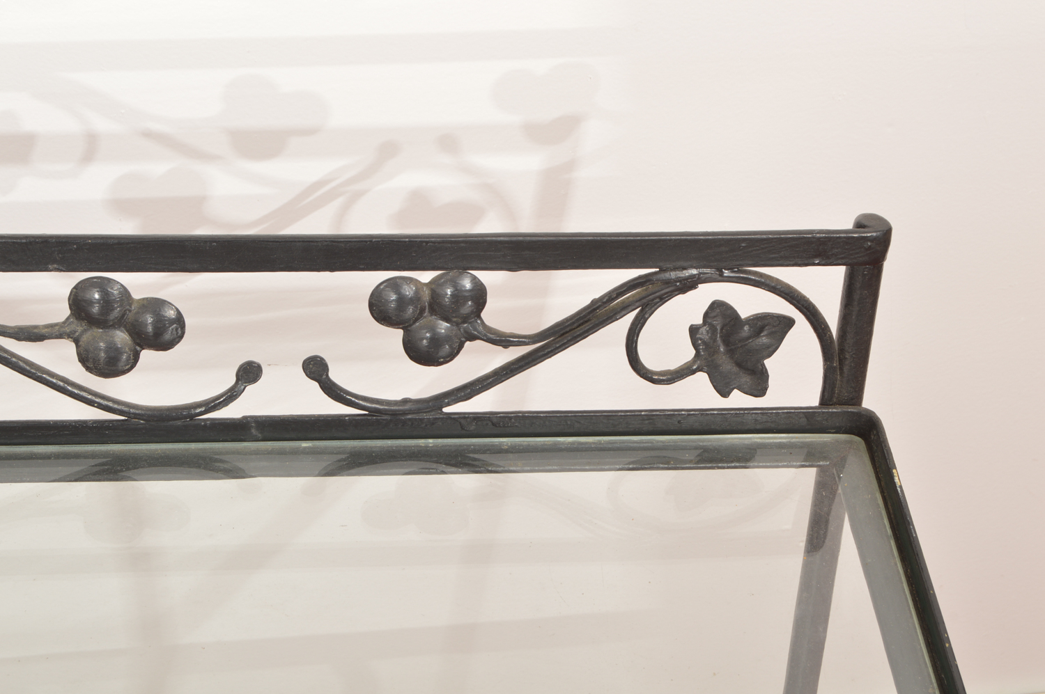 Painted Black Metal Patio Set