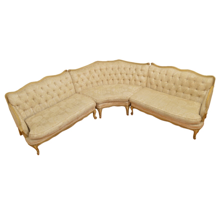 French Provincial Style Sectional Sofa