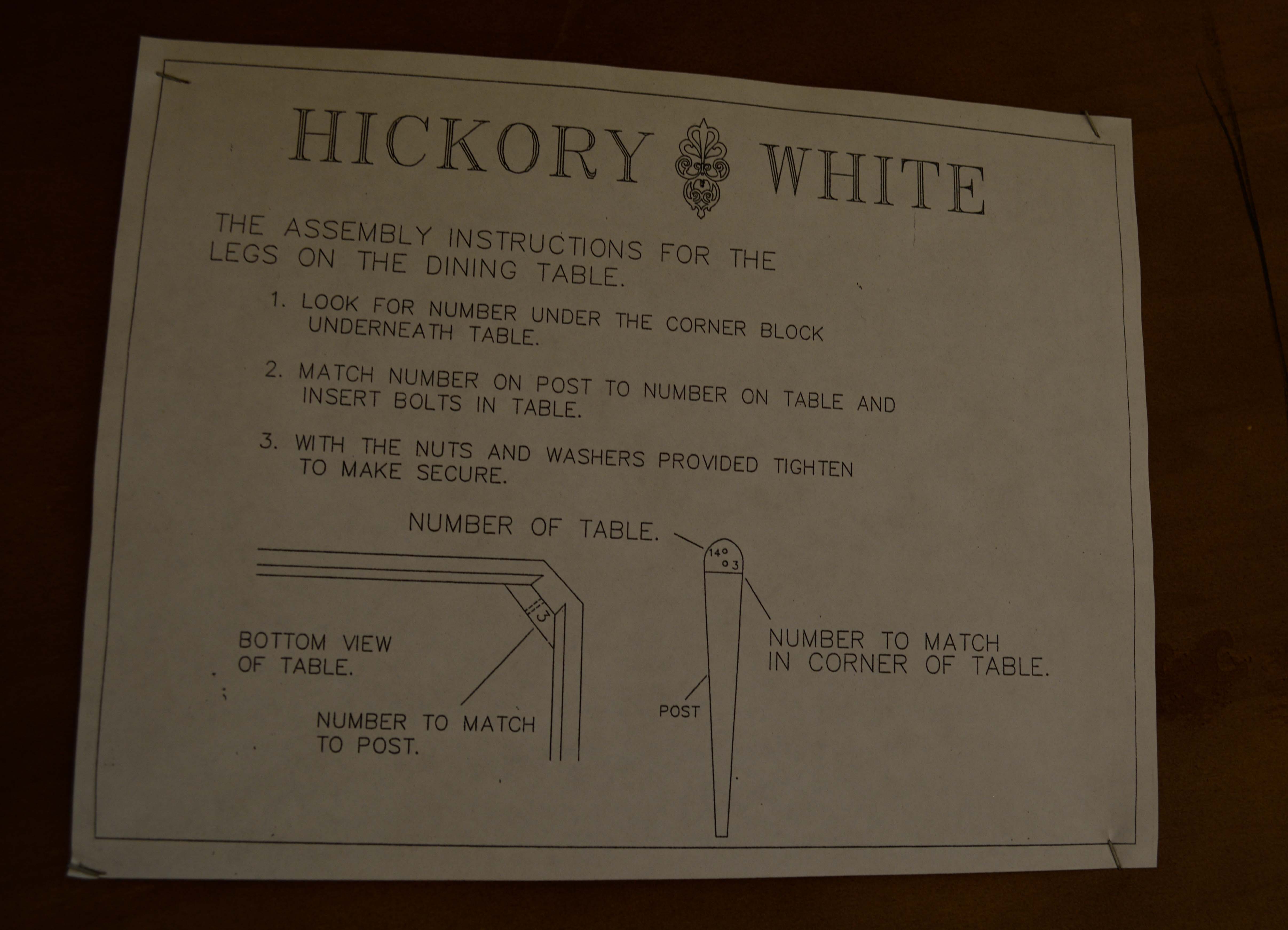 Dining Table by Hickory White