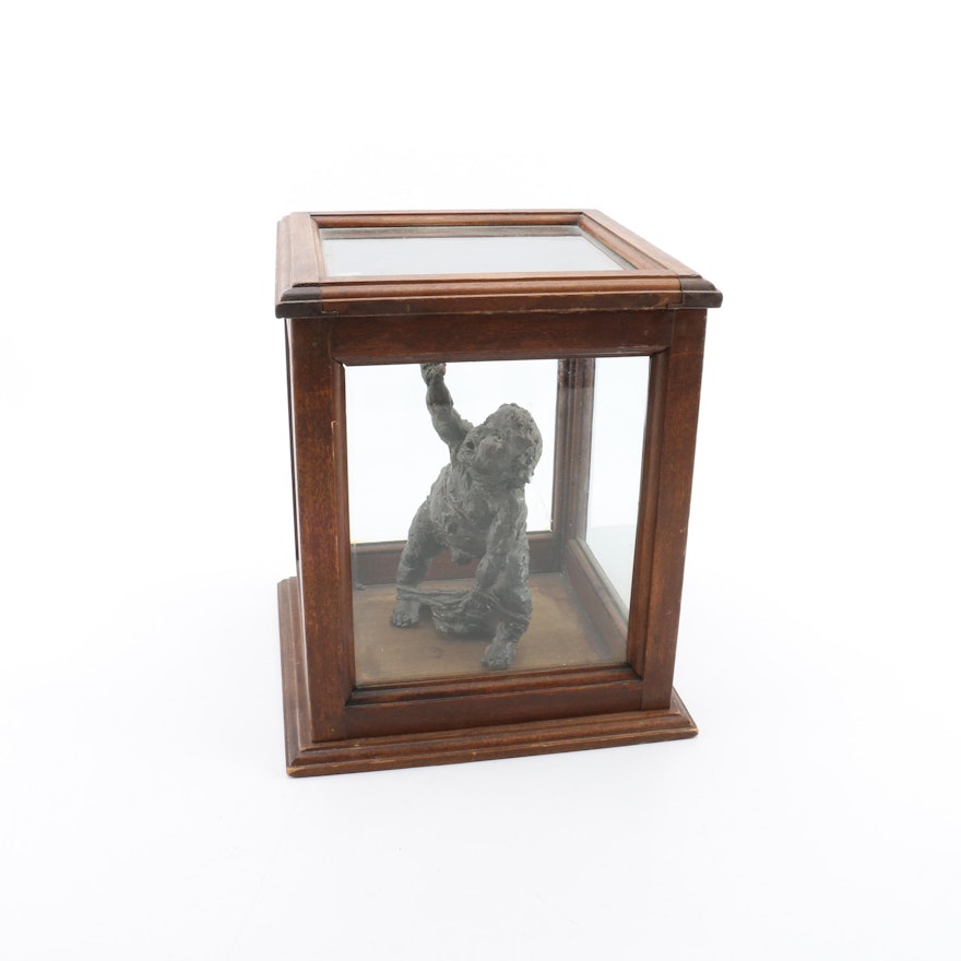 Ceramic Sculpture with Display Case