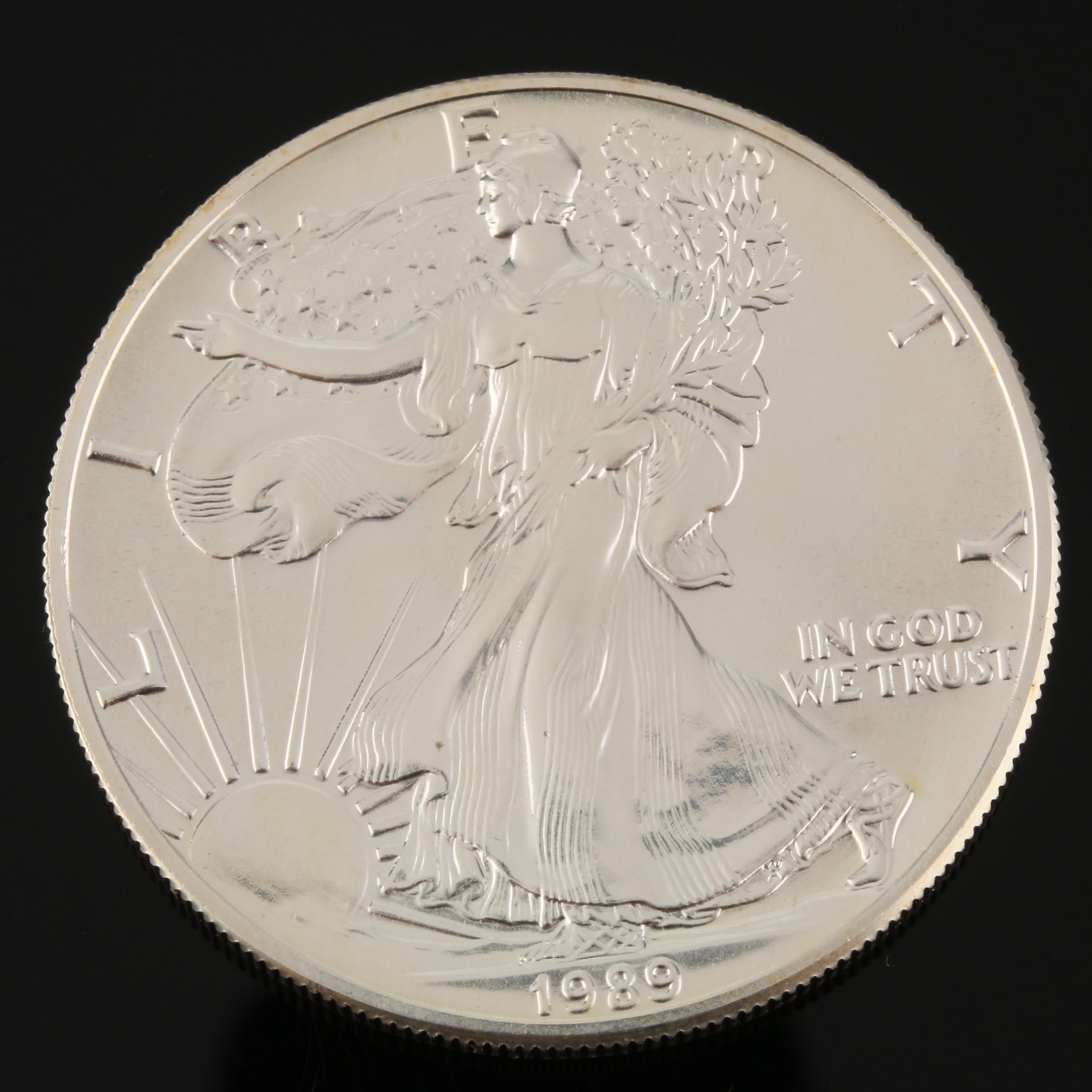 1989 One Dollar U.S. Silver Eagle