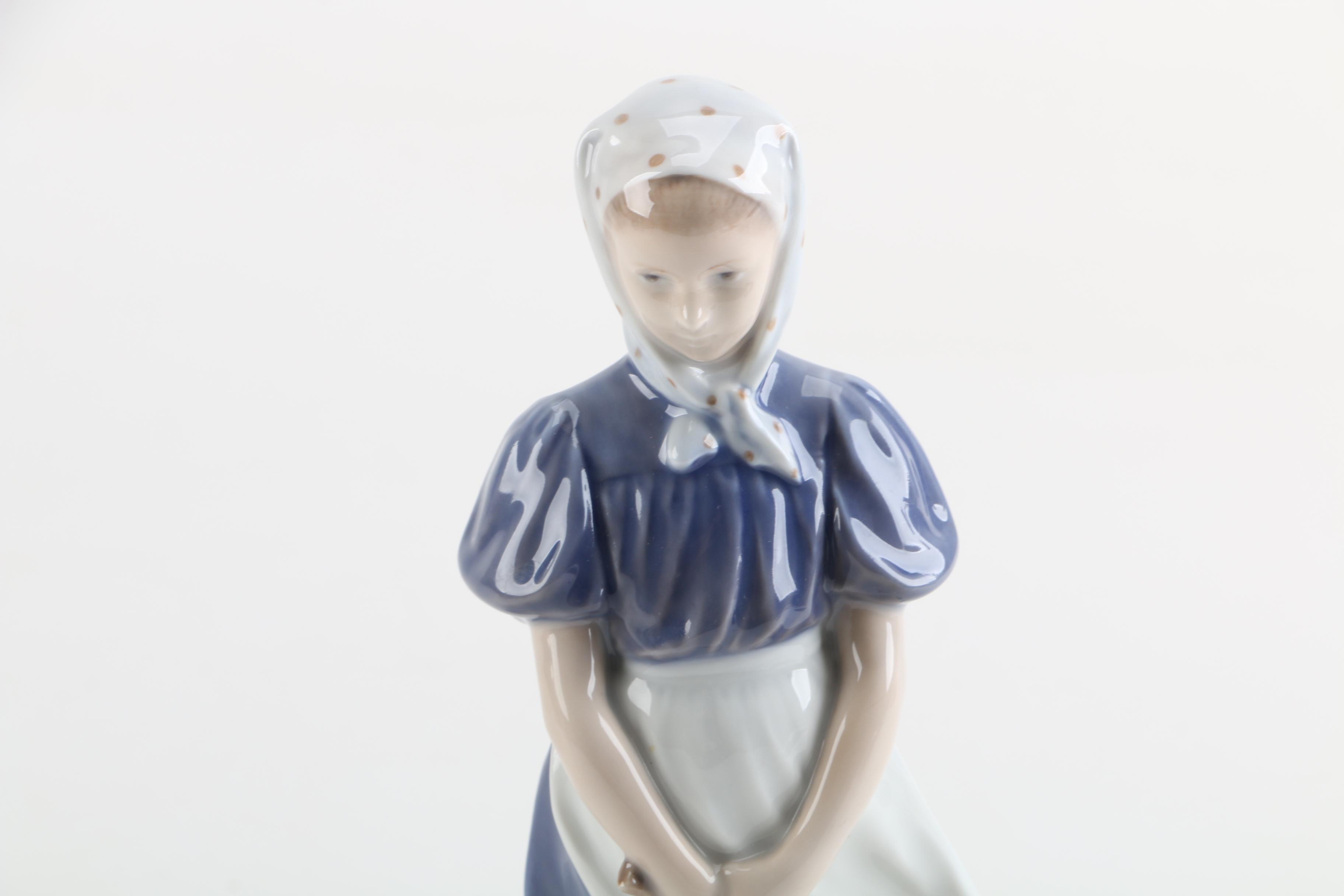 1968 Royal Copenhagen "Girl With Goose" Figurine