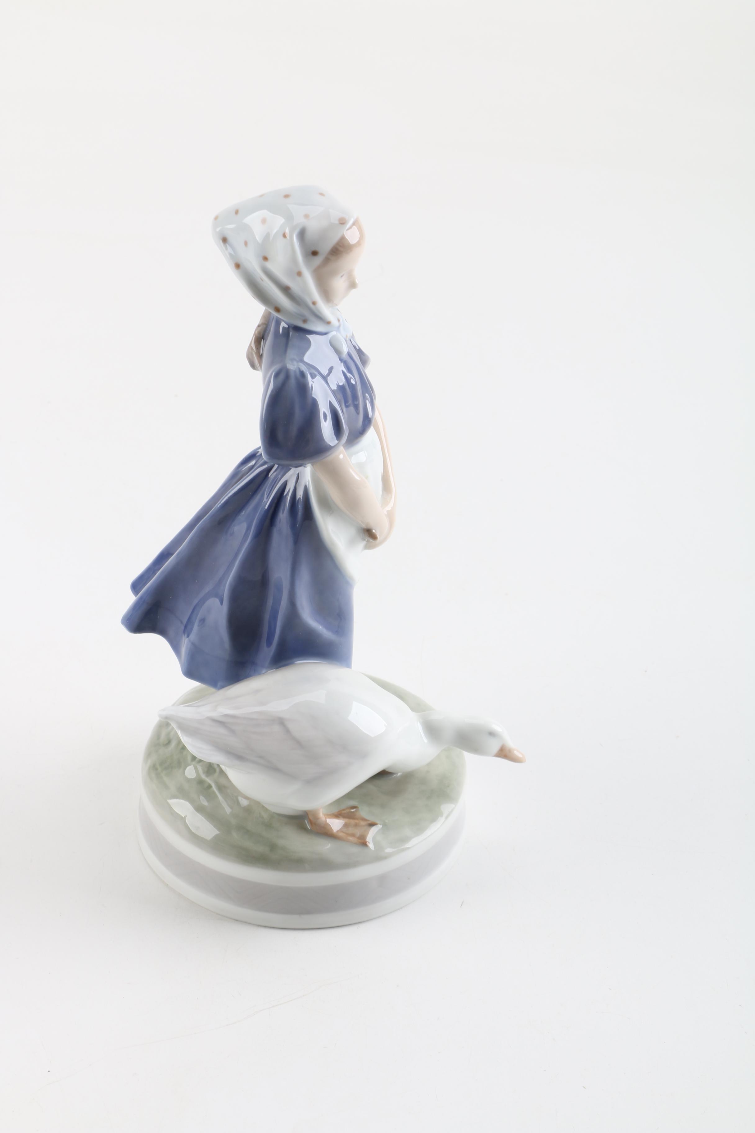 1968 Royal Copenhagen "Girl With Goose" Figurine