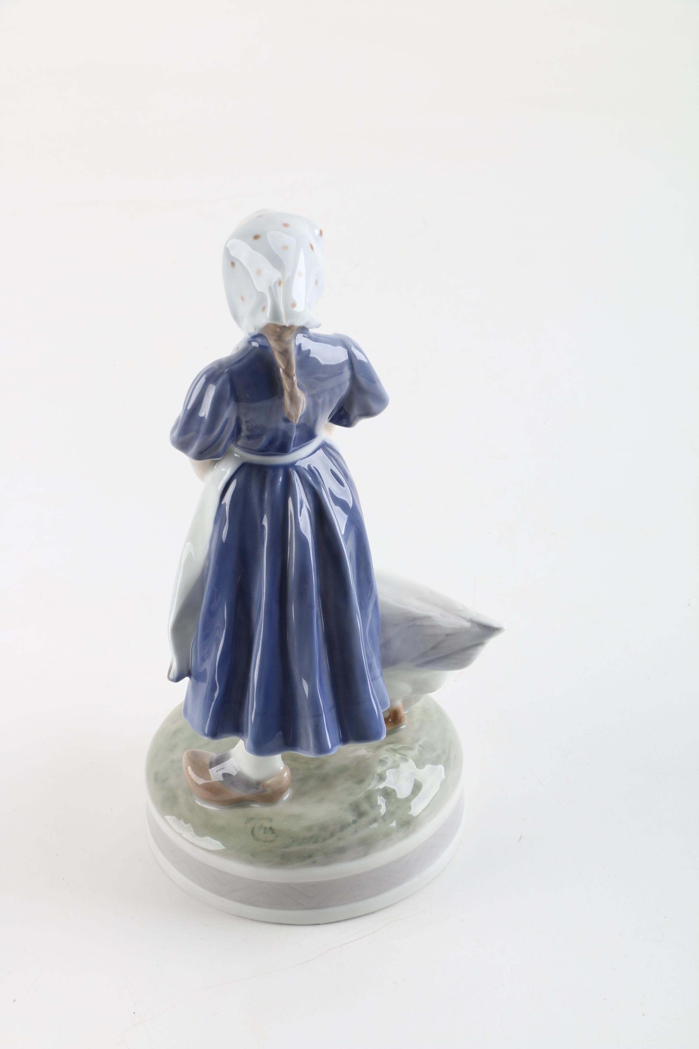 1968 Royal Copenhagen "Girl With Goose" Figurine