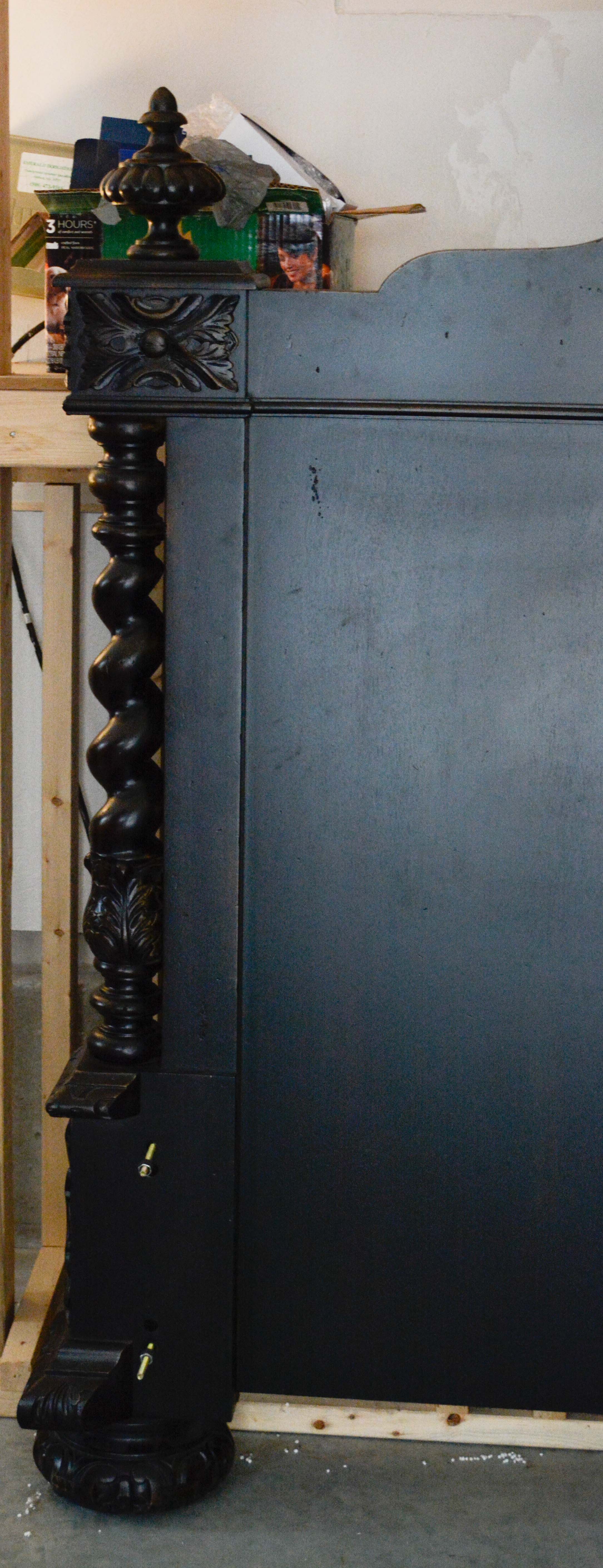 French Empire Style Queen Size Bed Frame