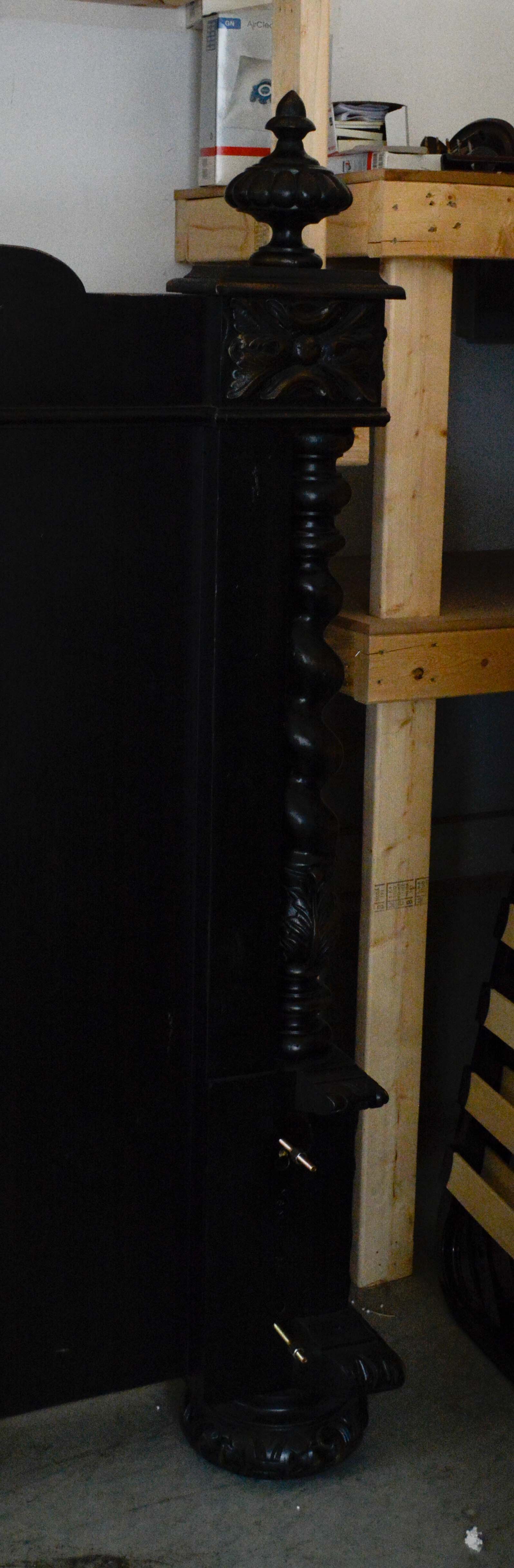 French Empire Style Queen Size Bed Frame