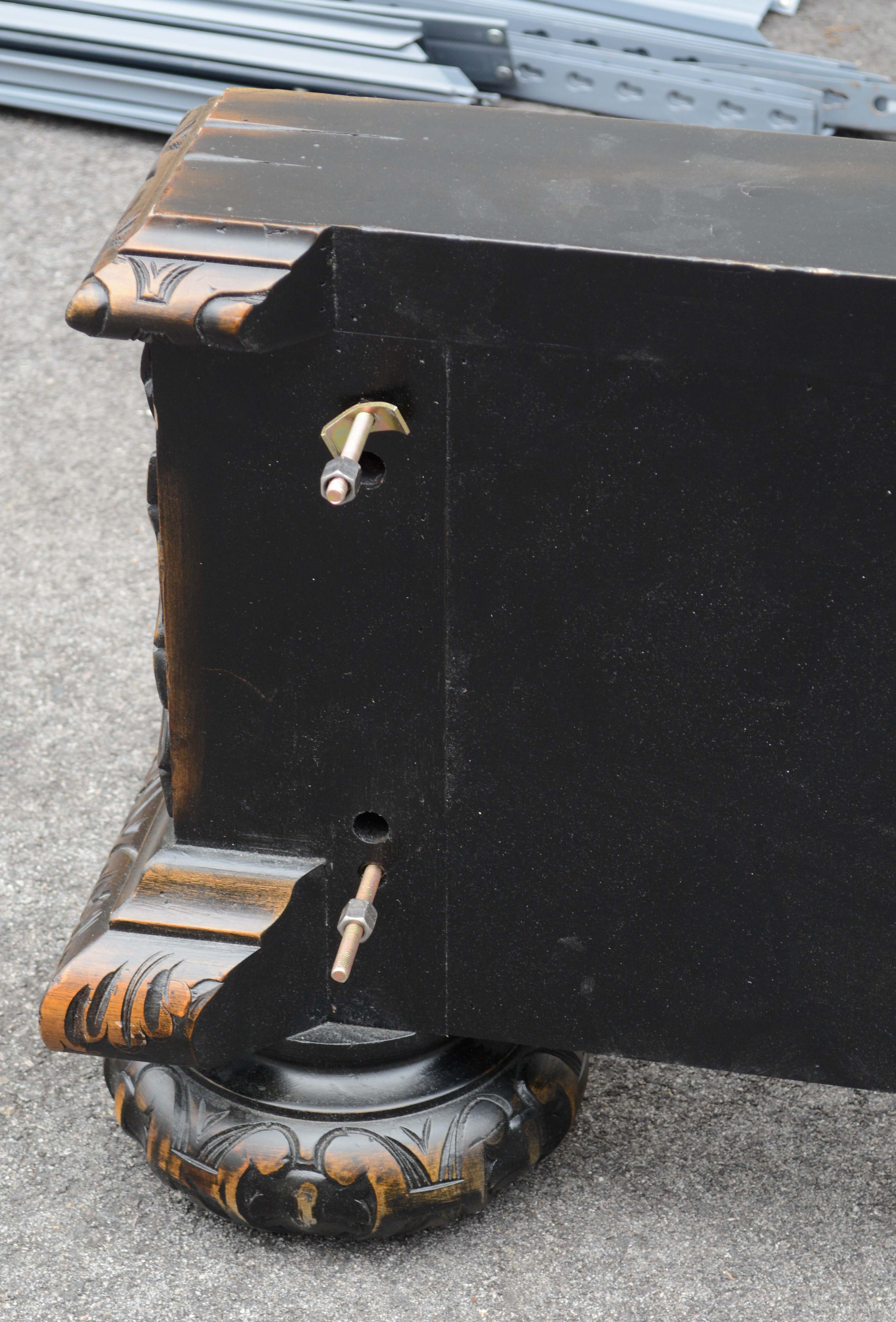 French Empire Style Queen Size Bed Frame