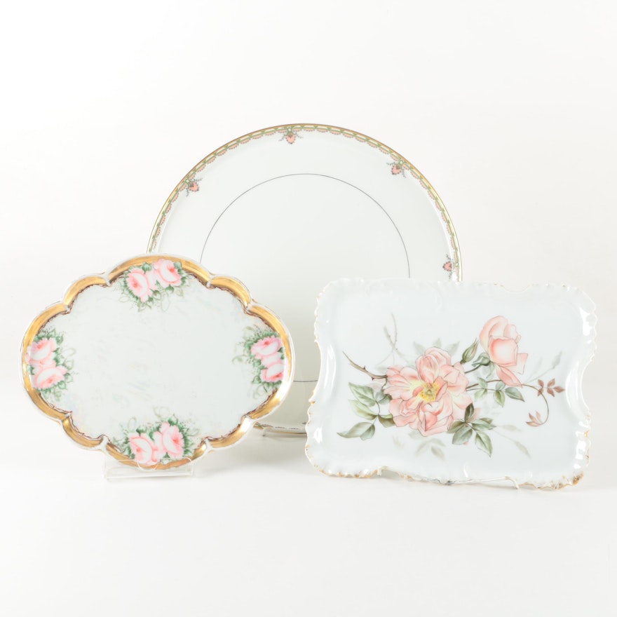 Porcelain Serveware Including Vintage Haviland Limoges