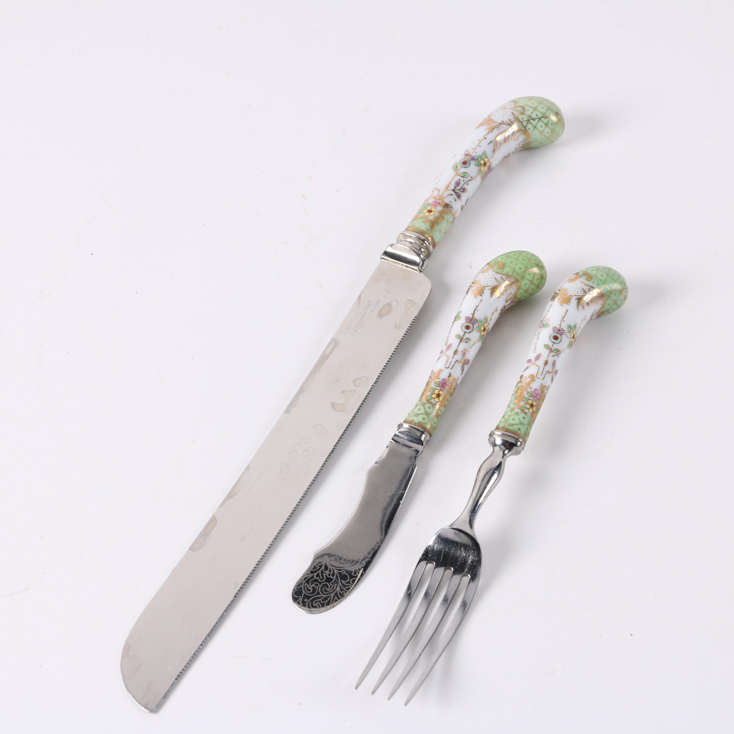 Serveware Including Vintage W. H. Grindley & Co. ca. 1914-25