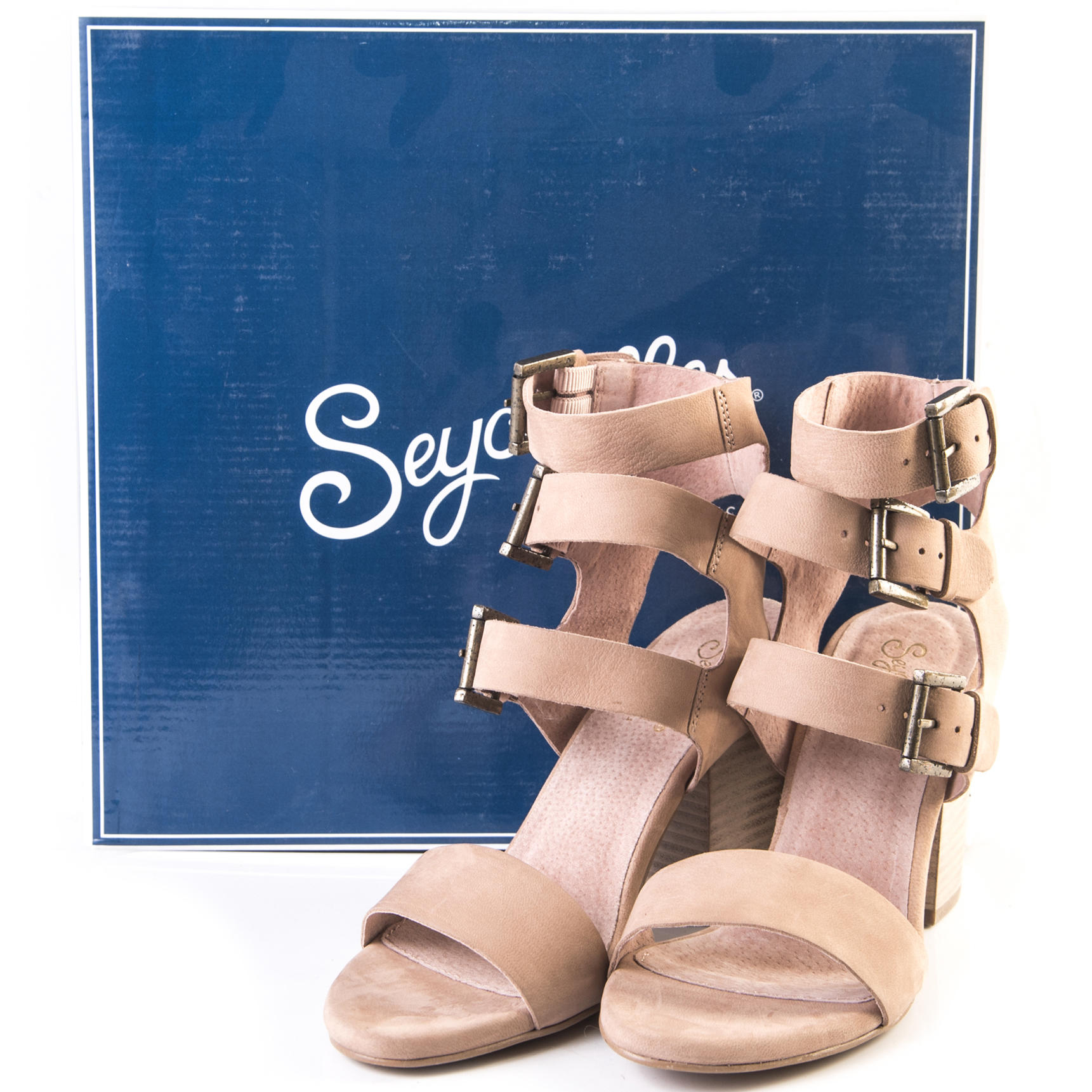 Seychelles "Dilly Dally" Leather Heels