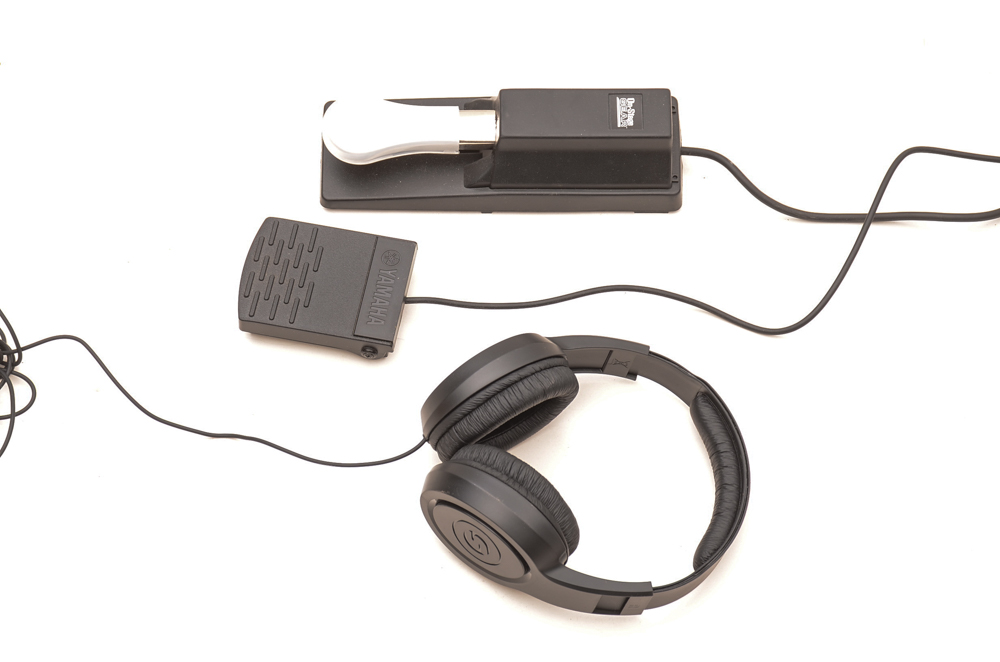 Yamaha P115 Digital Piano Keyboard with Stand and Stool