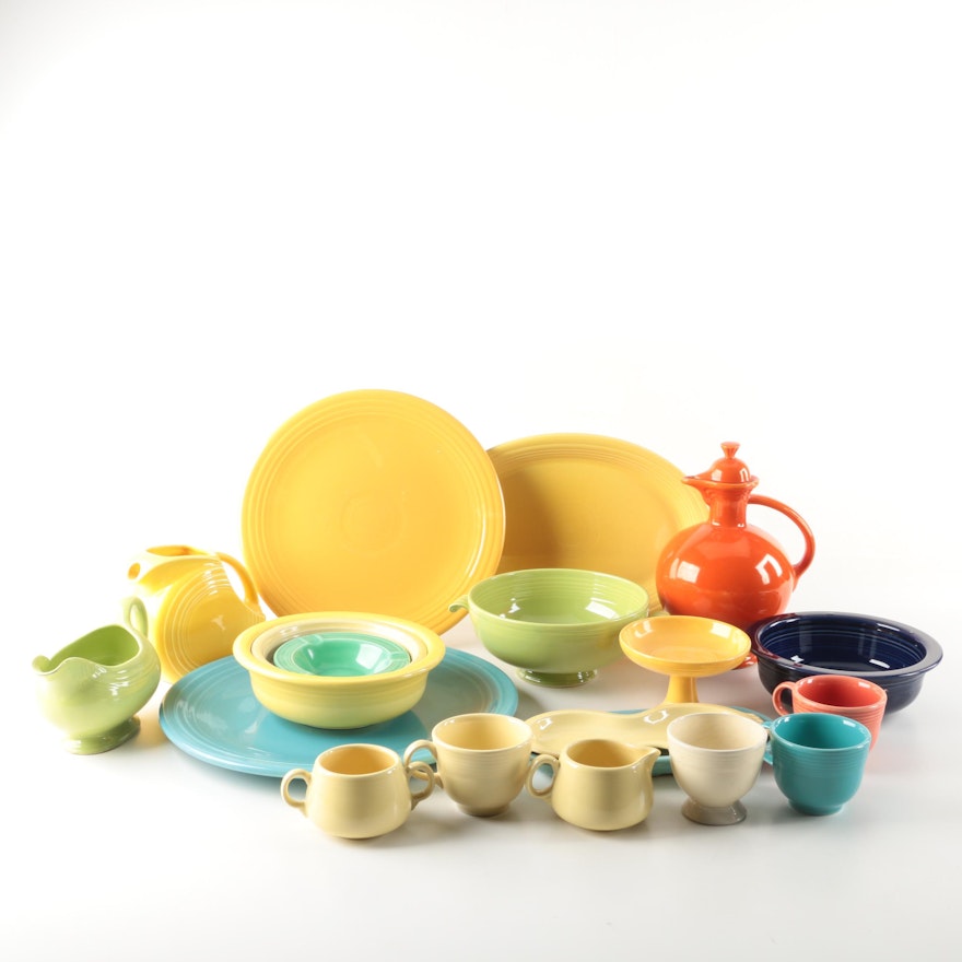 Assortment of "Fiesta" Ware