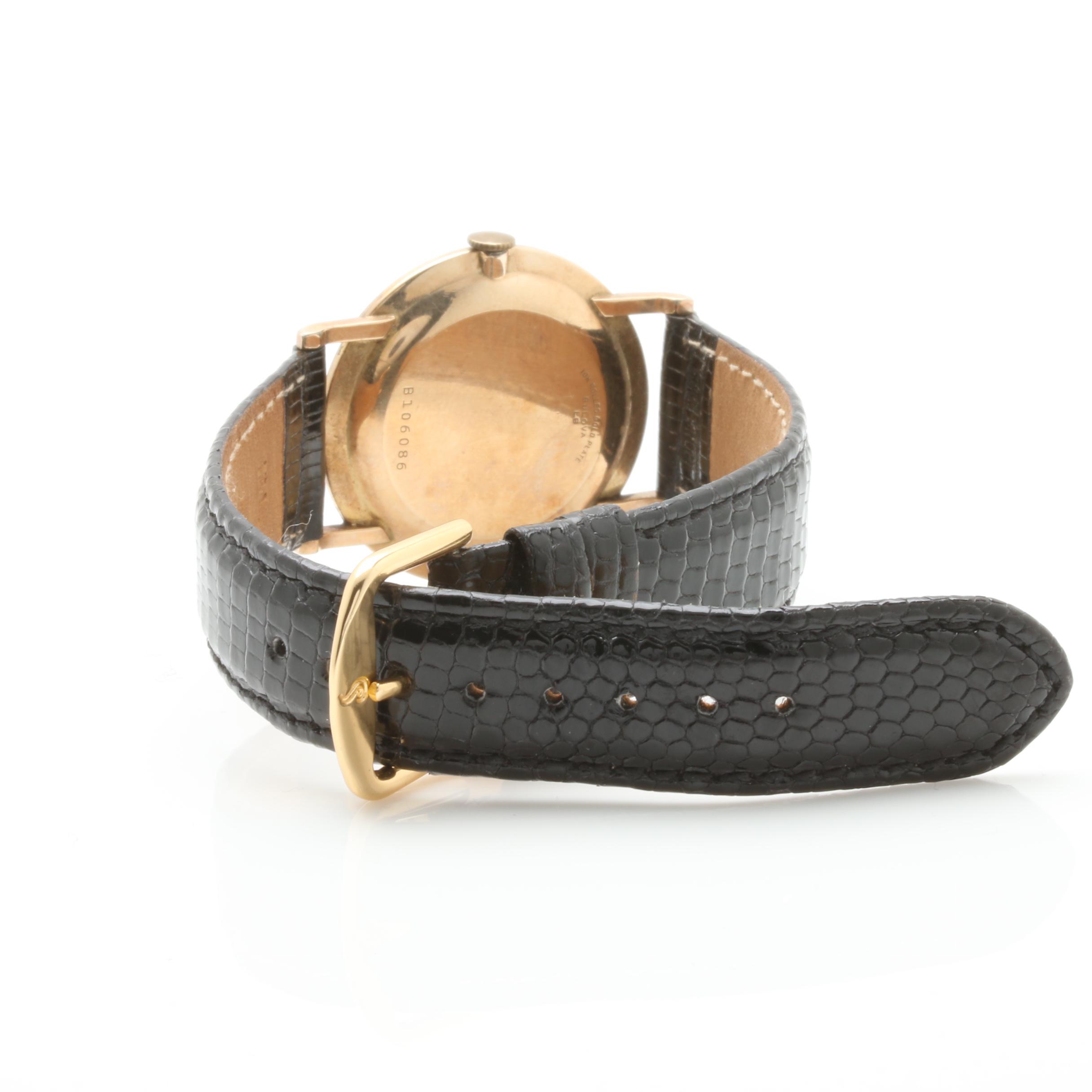 Bulova Gold Plate Diamond Watch