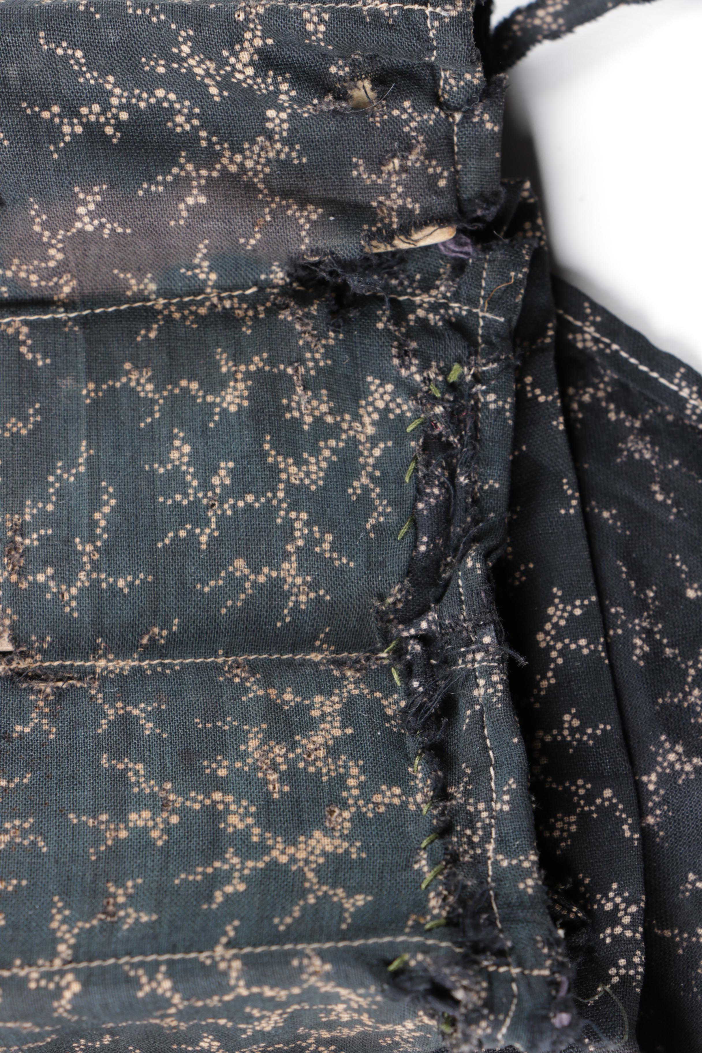 Antique Cotton Bonnet and Contemporary Bucket Hat