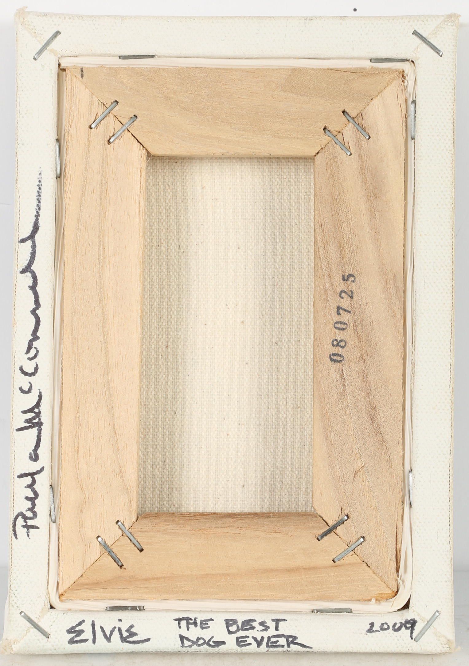 Paula McConnell Acrylic Painting "Elvie The Best Dog Ever"