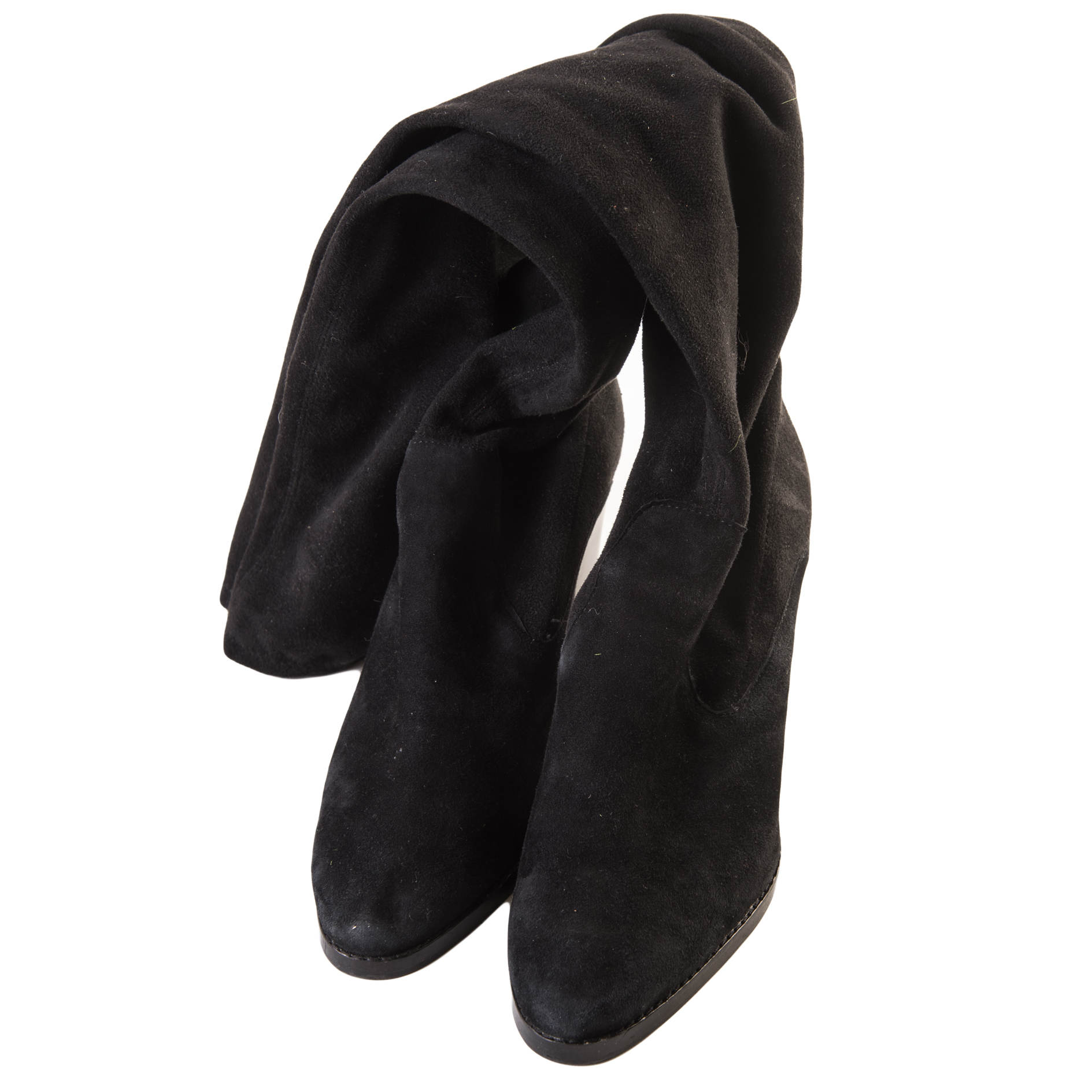 Donald J. Pliner Over-the-Knee Black Suede Boots