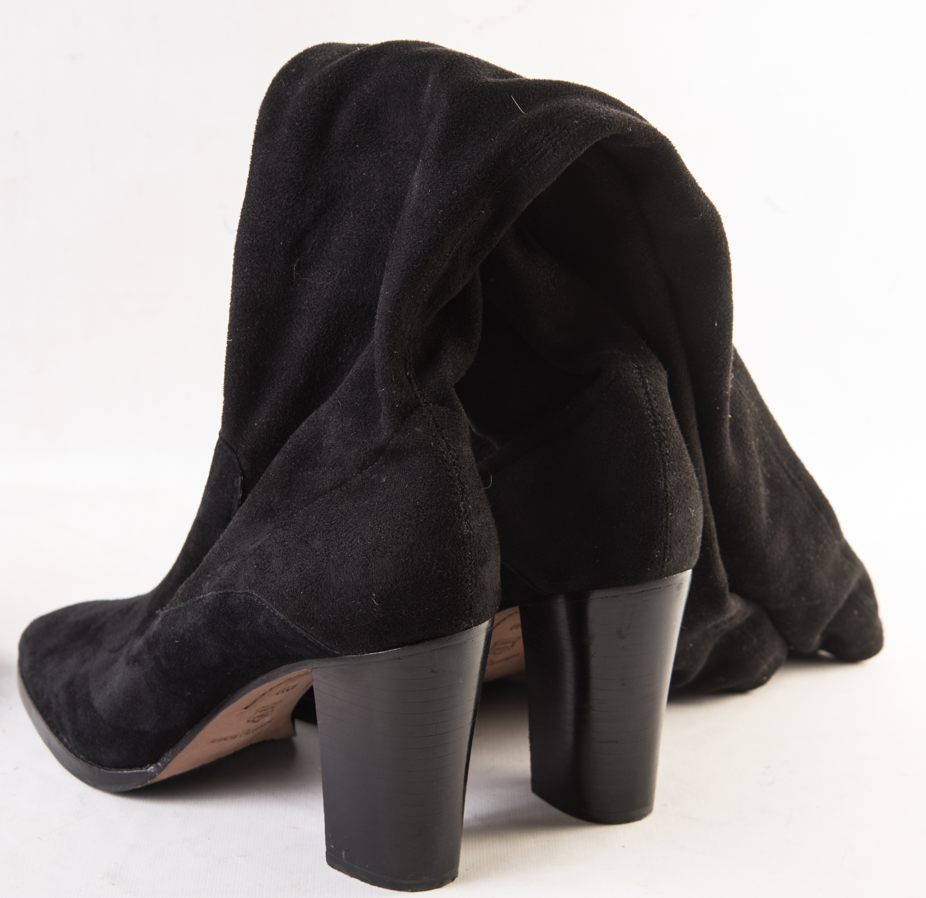 Donald J. Pliner Over-the-Knee Black Suede Boots