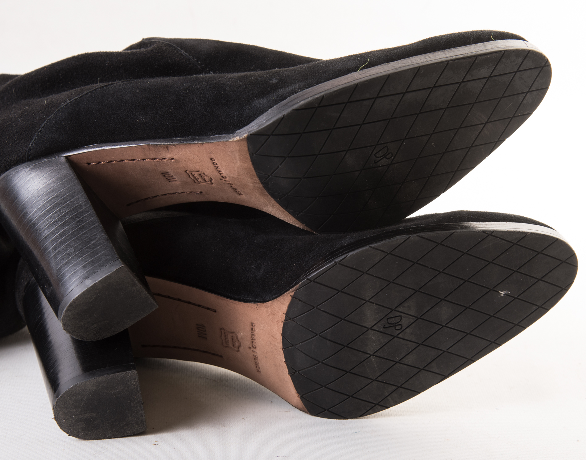 Donald J. Pliner Over-the-Knee Black Suede Boots