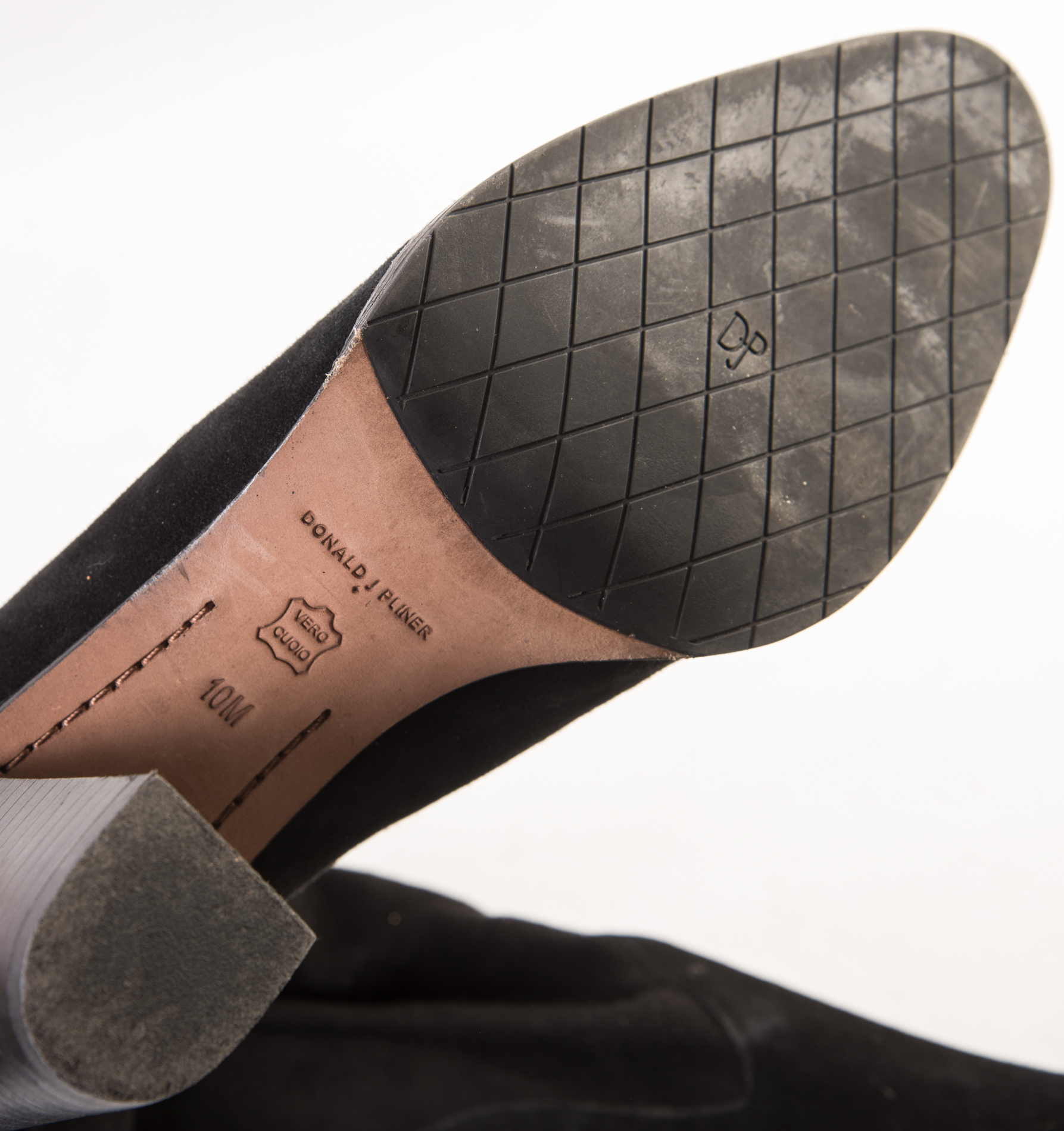 Donald J. Pliner Over-the-Knee Black Suede Boots