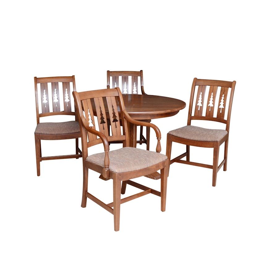 Tell City Table and Four Chairs