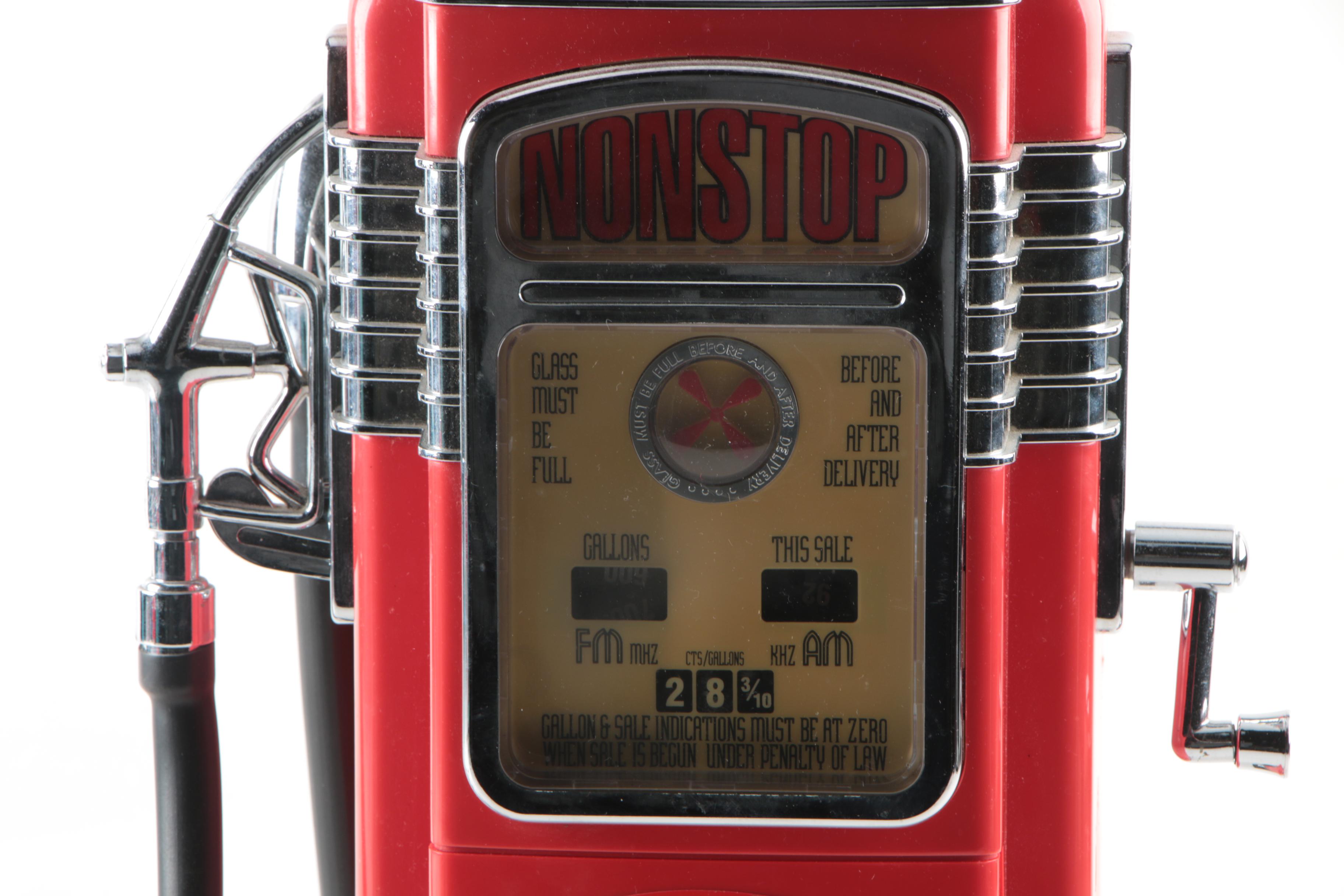 Marksman Gasoline Pump Shaped AM/FM Radio Cassette Player