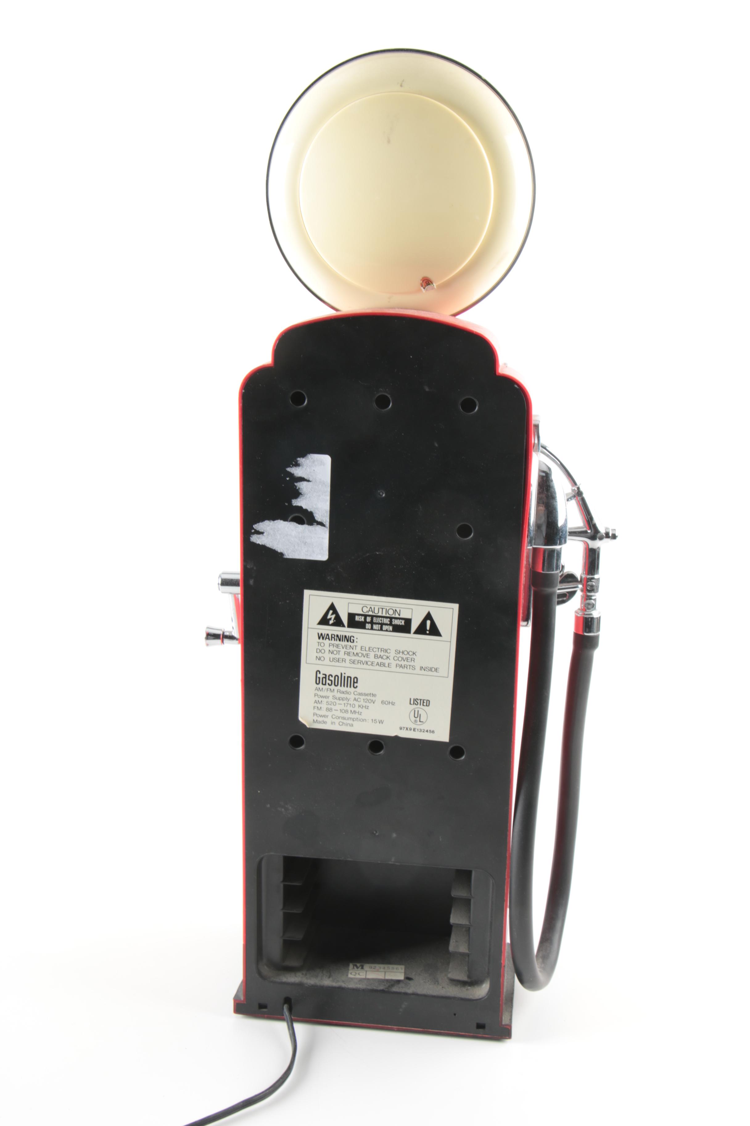 Marksman Gasoline Pump Shaped AM/FM Radio Cassette Player