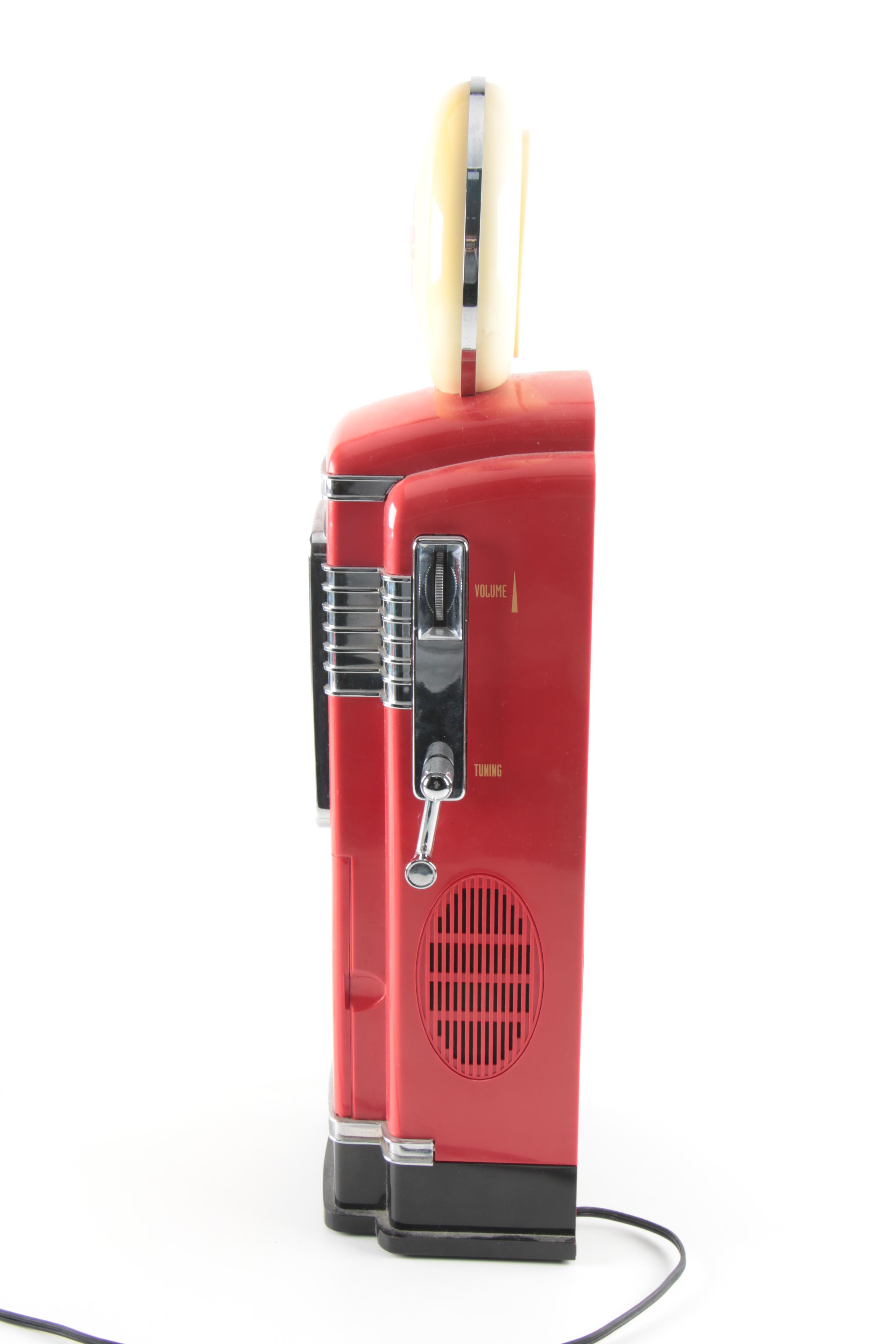 Marksman Gasoline Pump Shaped AM/FM Radio Cassette Player