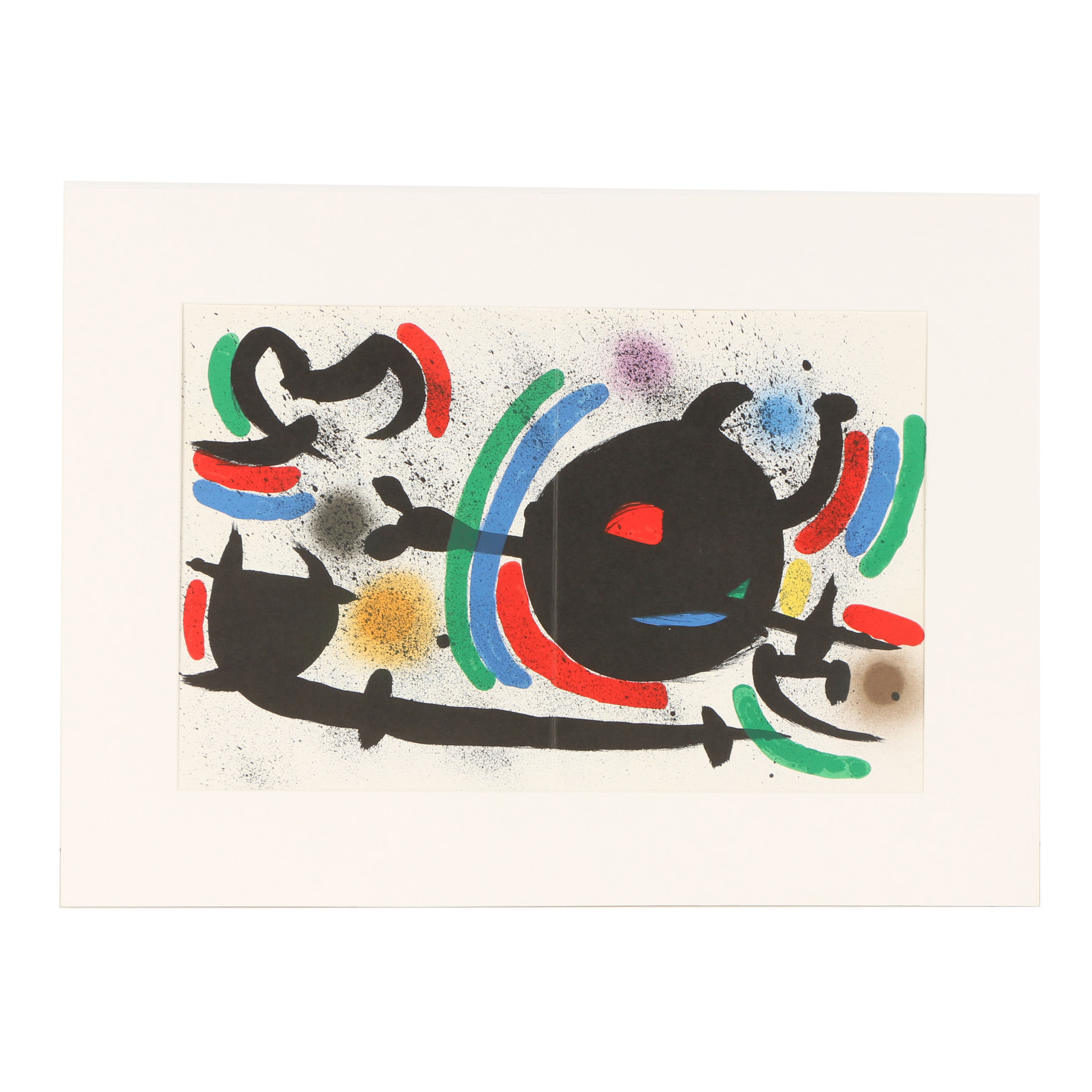 Joan Miró Color Lithograph from "Lithographs I"