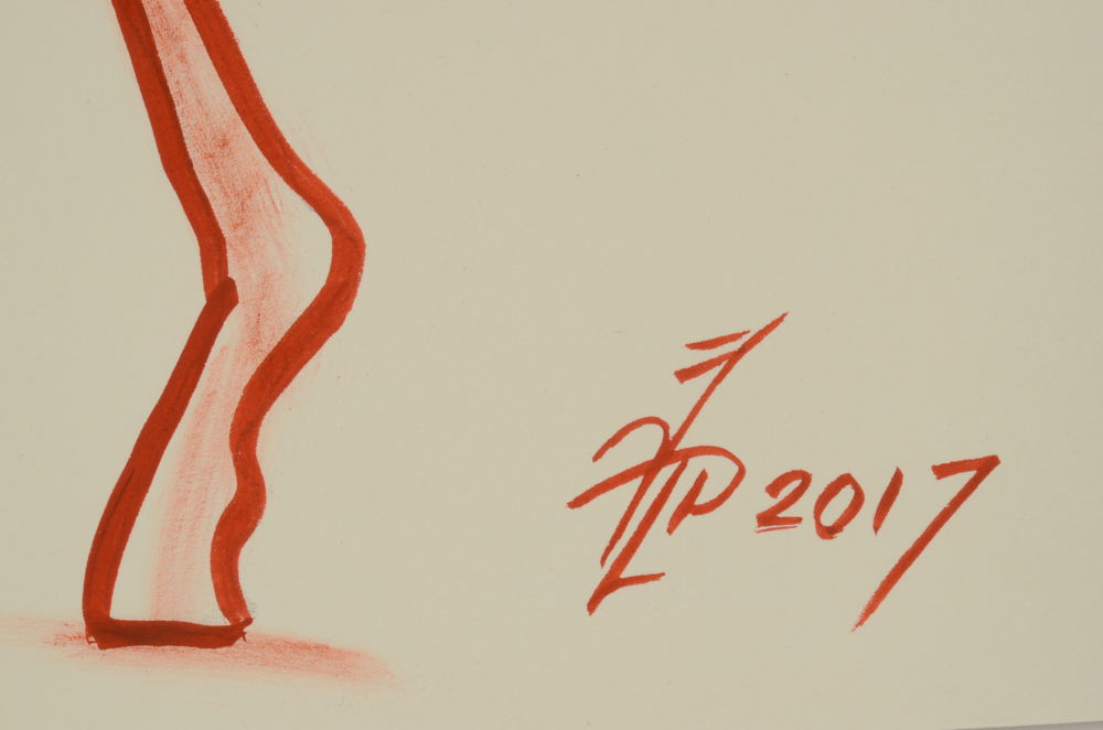 Vladimir Pronkin Acrylic Painting of a Bull