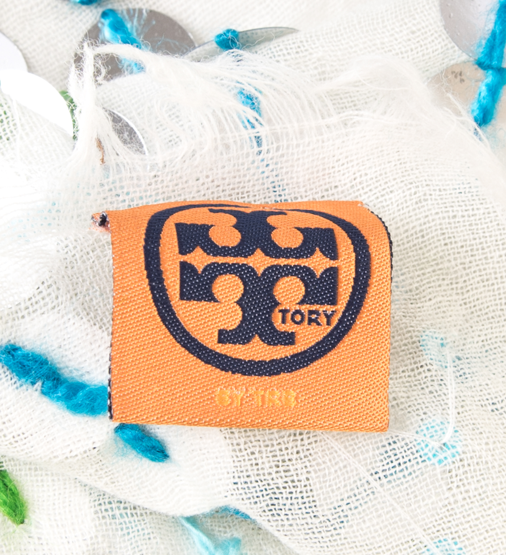 Tory Burch Sequin Fish Scarf