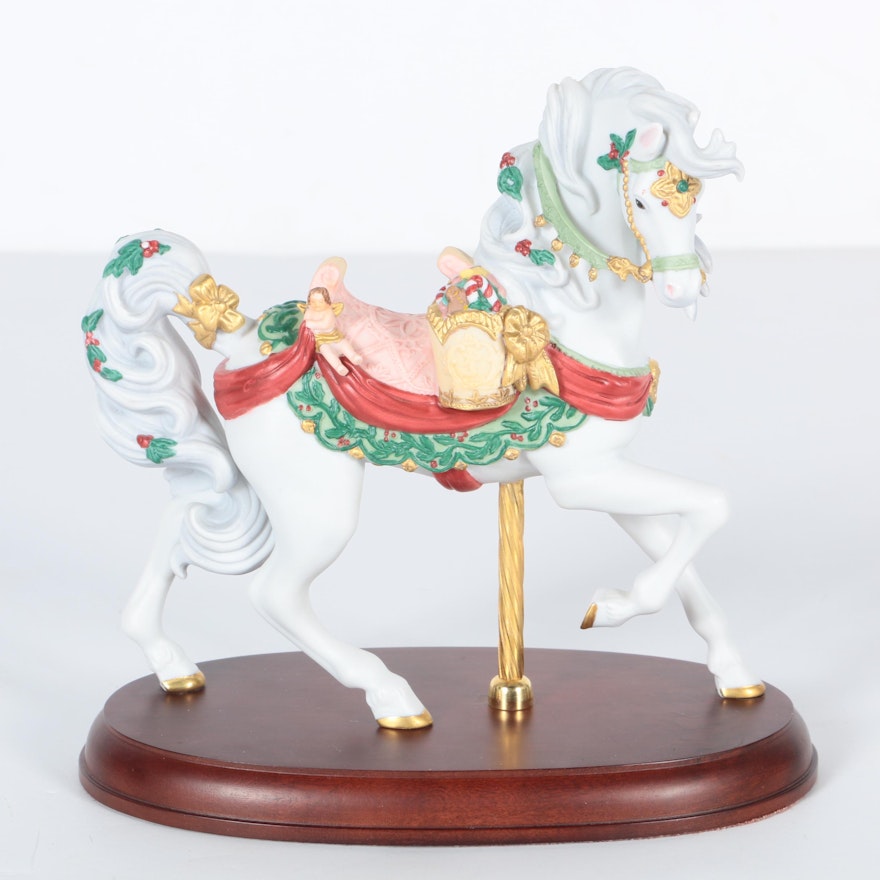 Lenox Christmas Carousel Horse Figure