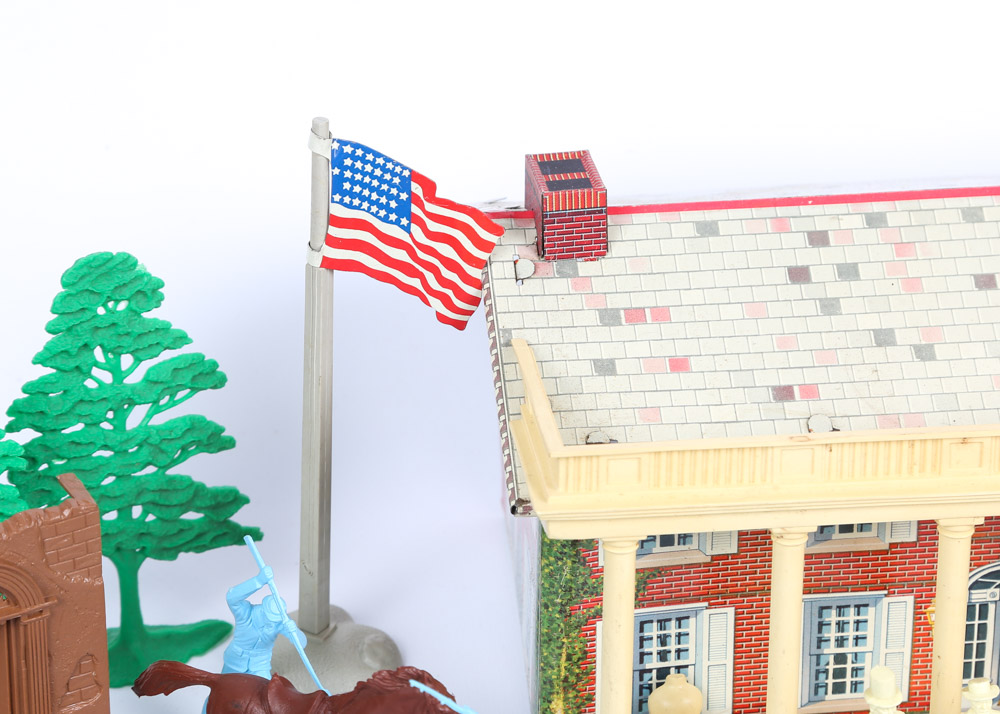 Vintage Marx 1960s Era "Blue & Gray" Battle Set