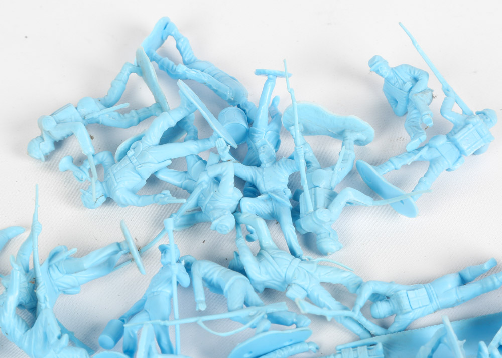 Vintage Marx 1960s Era "Blue & Gray" Battle Set