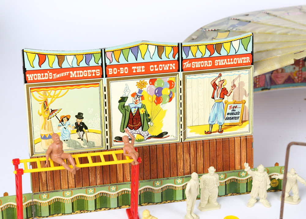 Vintage Marx 1950s Era "Super Circus" Model 4320 Play Set
