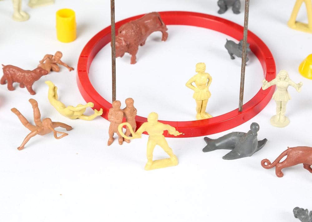 Vintage Marx 1950s Era "Super Circus" Model 4320 Play Set