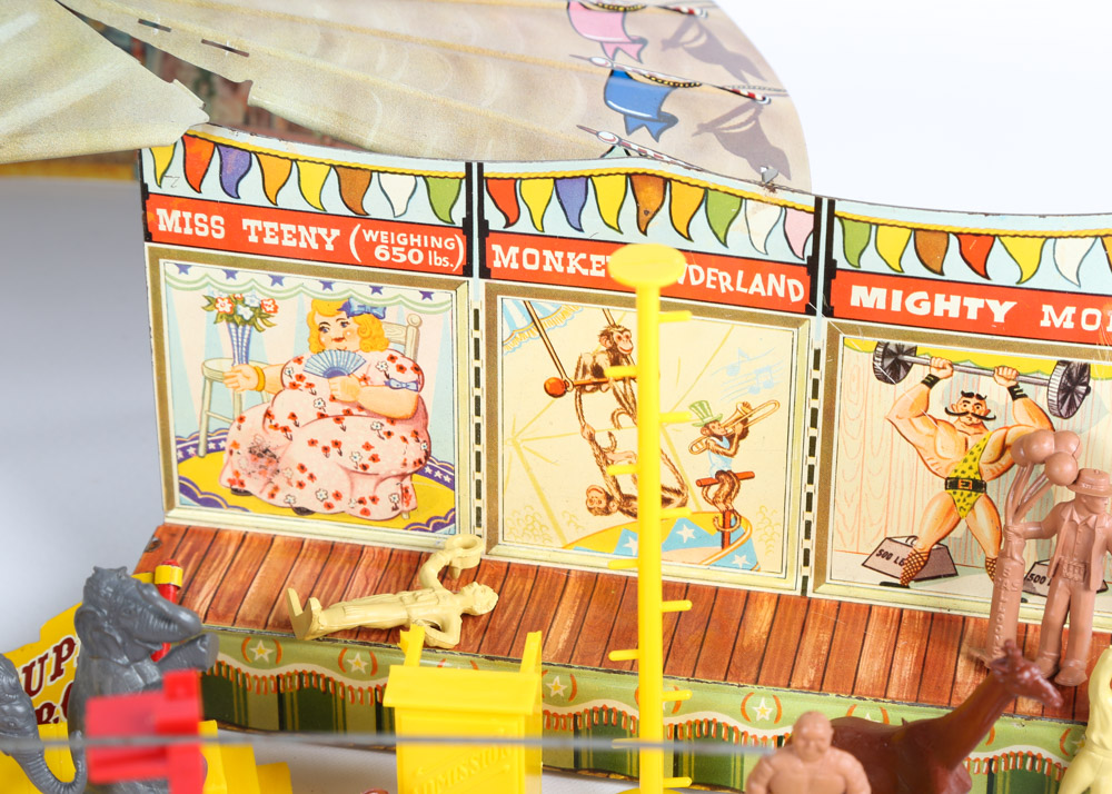 Vintage Marx 1950s Era "Super Circus" Model 4320 Play Set