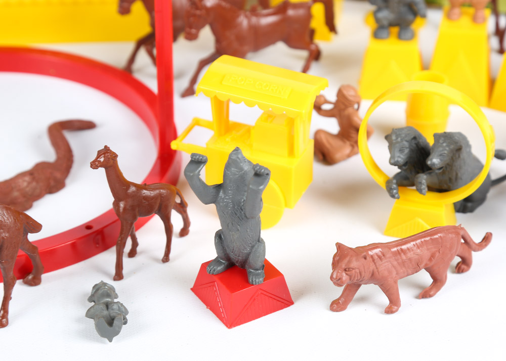 Vintage Marx 1950s Era "Super Circus" Model 4320 Play Set