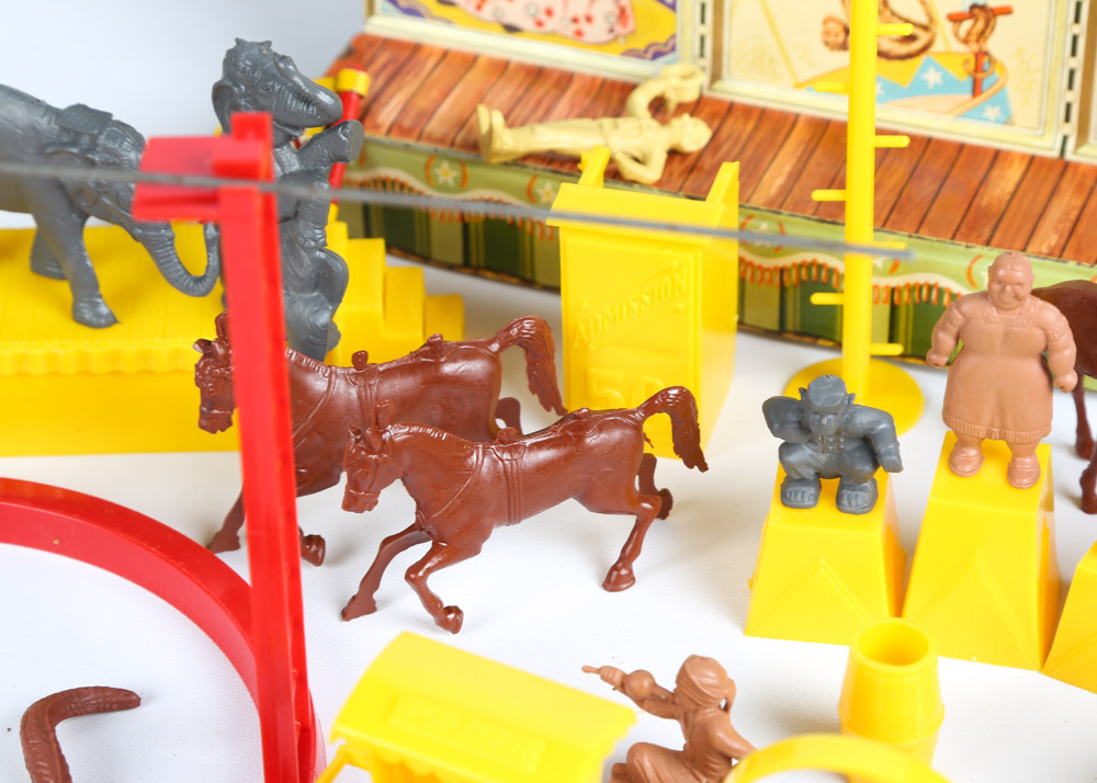 Vintage Marx 1950s Era "Super Circus" Model 4320 Play Set