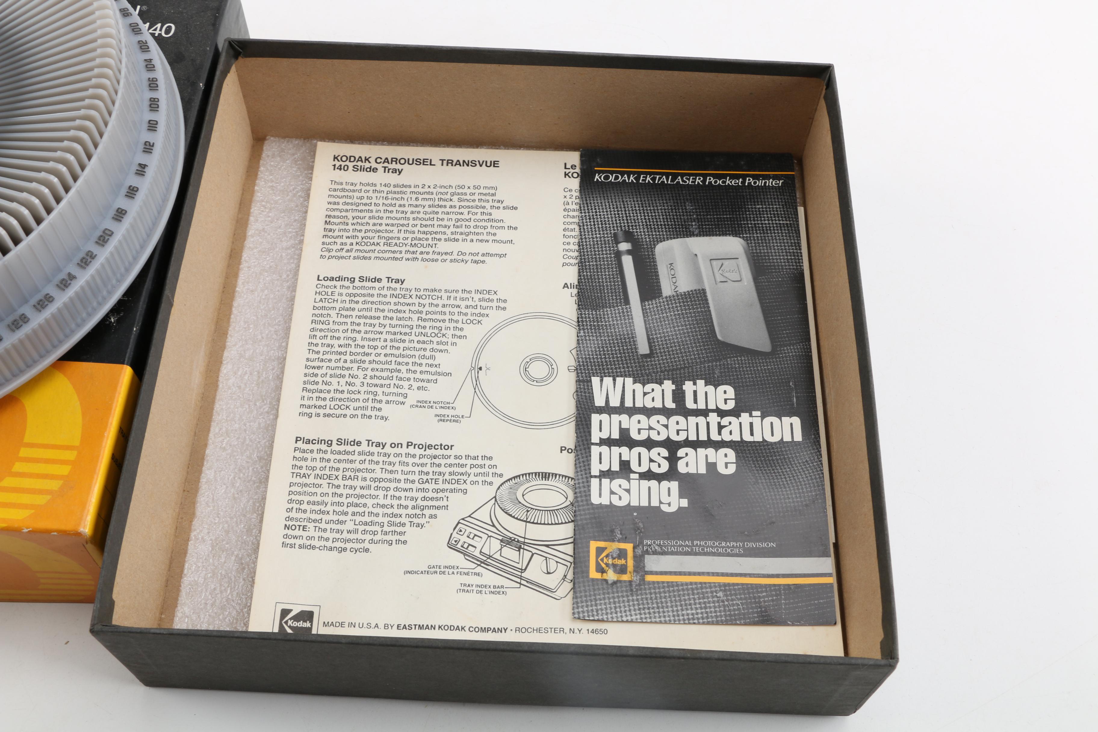 Artograph Designer Projector with Vintage Kodak Carousel Slide Trays