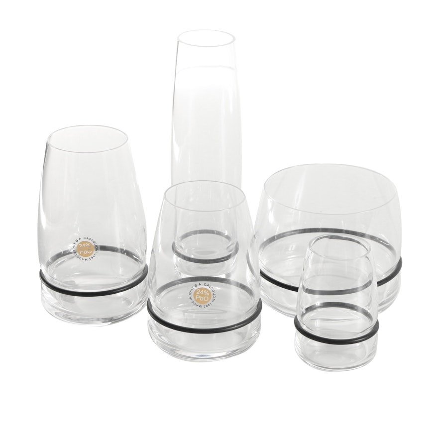 Achille Castiglioni "Ovio" Series Glassware